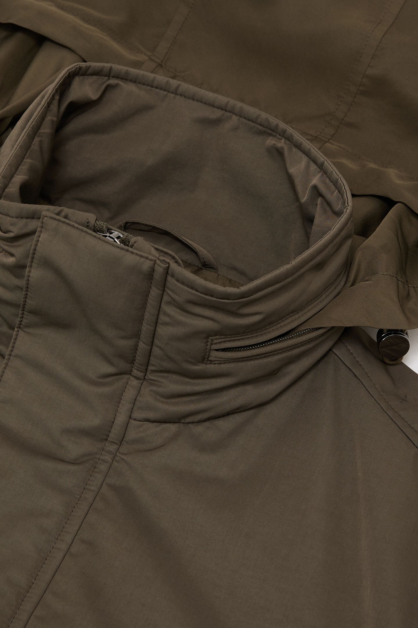 PADDED FOUR POCKET COAT KHAKI GREEN 6