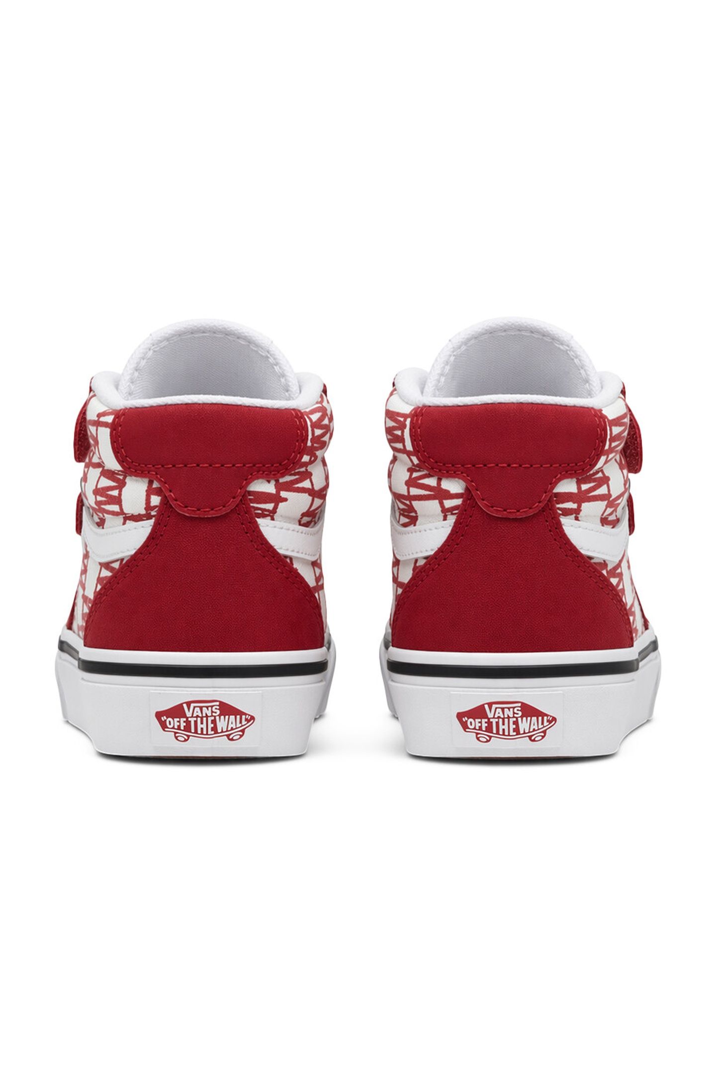 TODDLER BROOKLYN MID V SCRIBBLE CHECK SUNSET RUBY 4