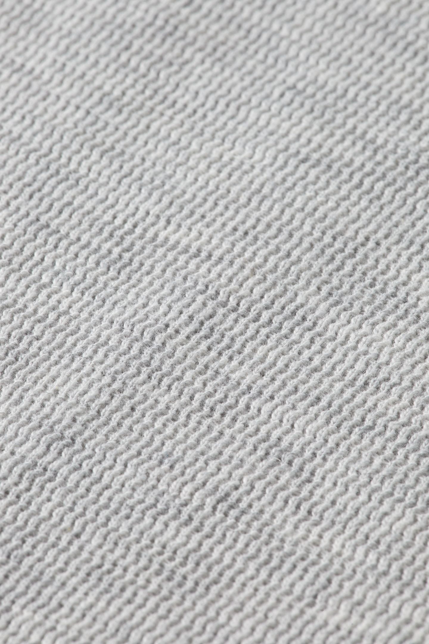 STRUCTURED RELAXED-FIT LONG-SLEEVED POLO LIGHT PASTEL GREY 7