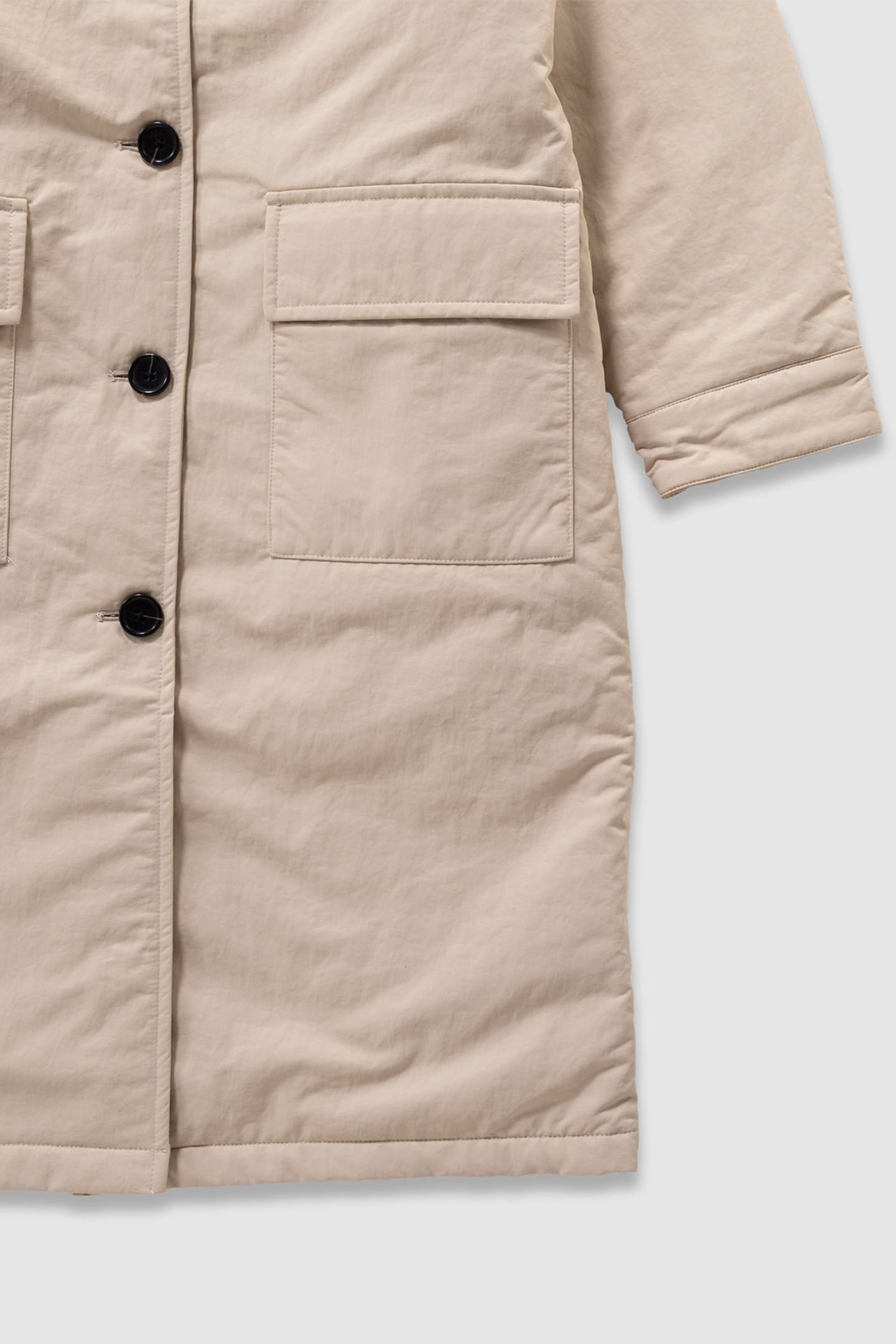 GIRLS’ BEIGE TRENCH COAT WITH VELVET COLLAR 6