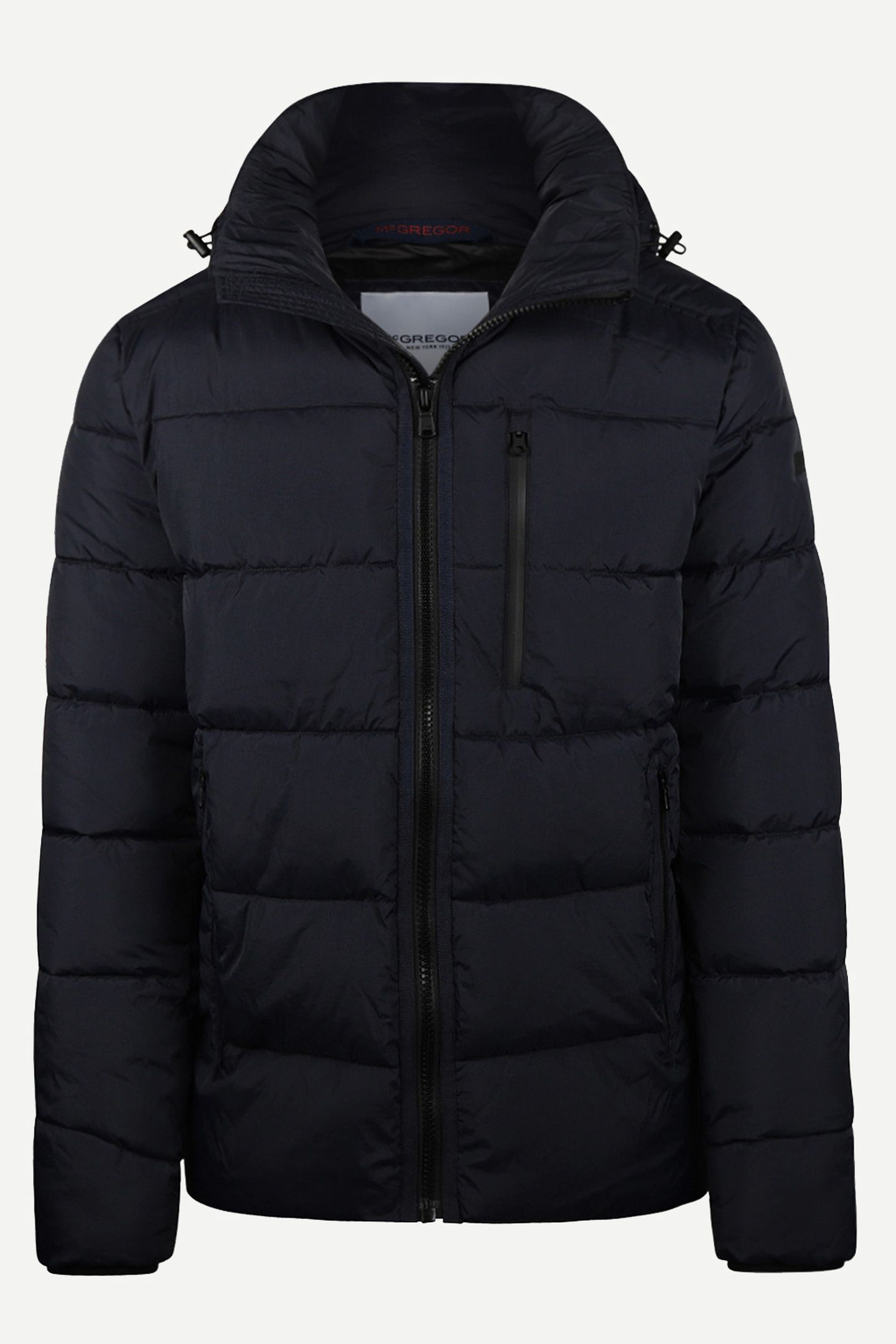HOODED BOMBER JACKET NAVY 6