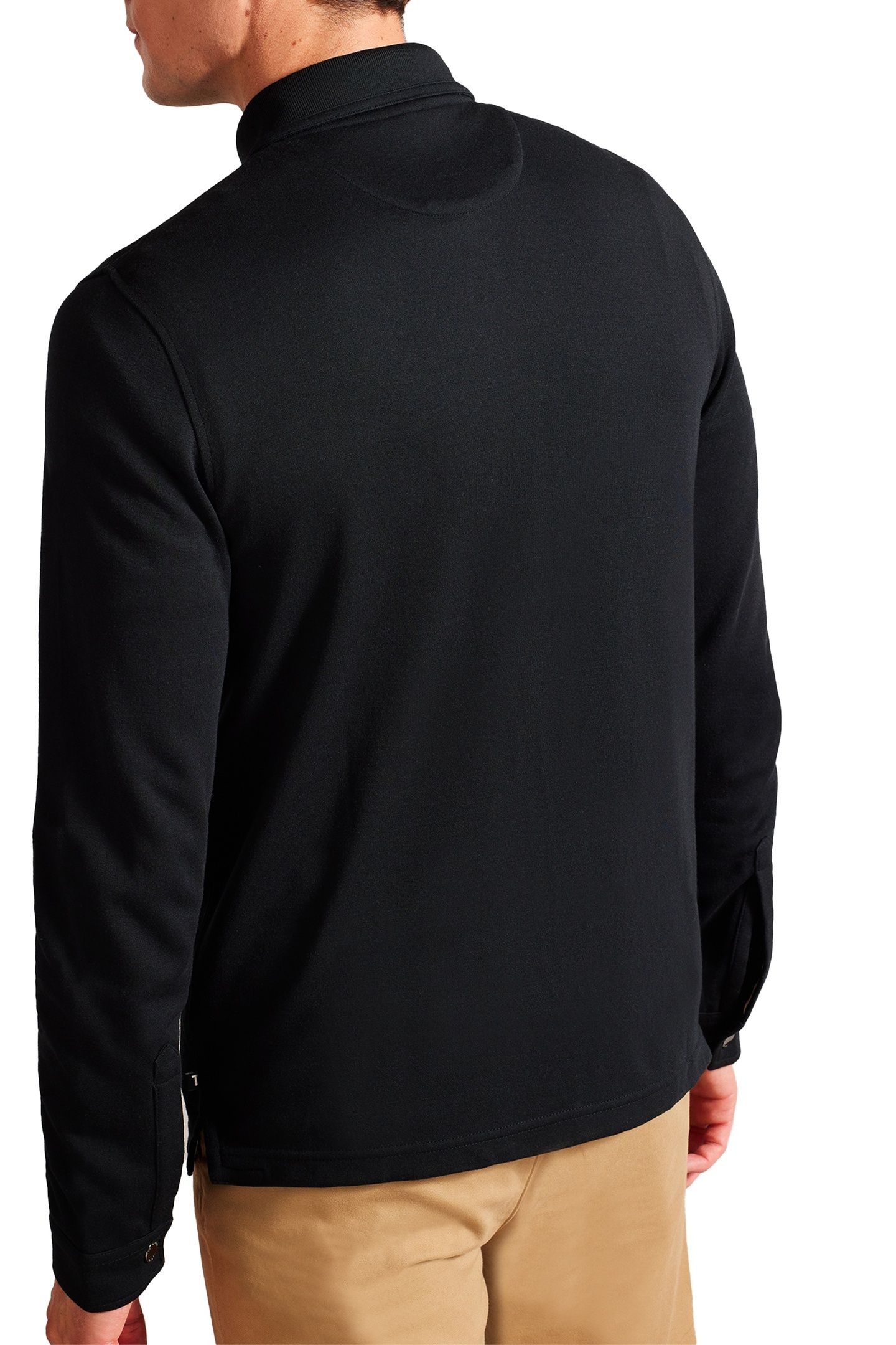 KARPOL LS REGULAR SOFT TOUCH POLO BLACK 3