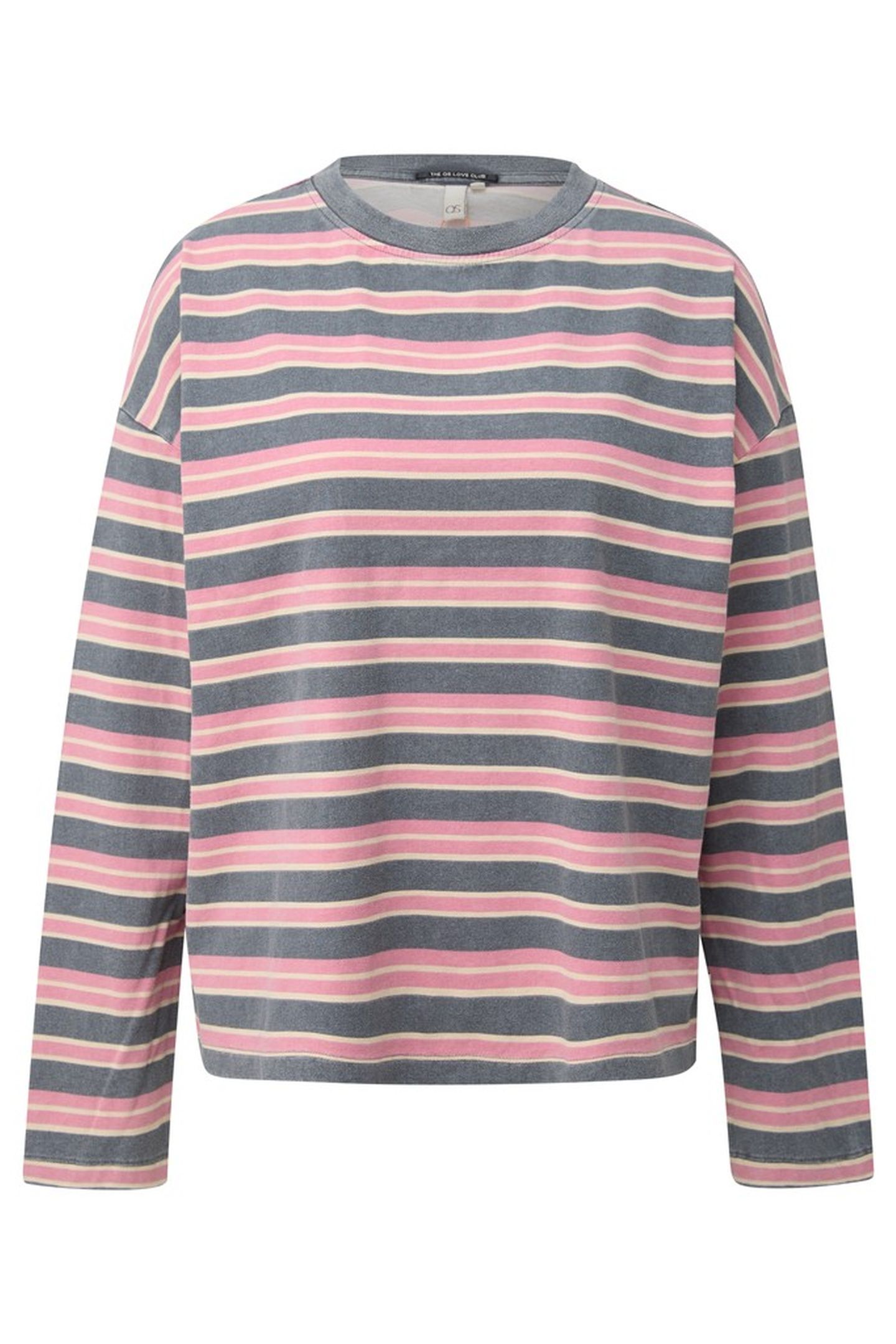 S.OLIVER-QS T-SHIRTS GREY/BLACK 4