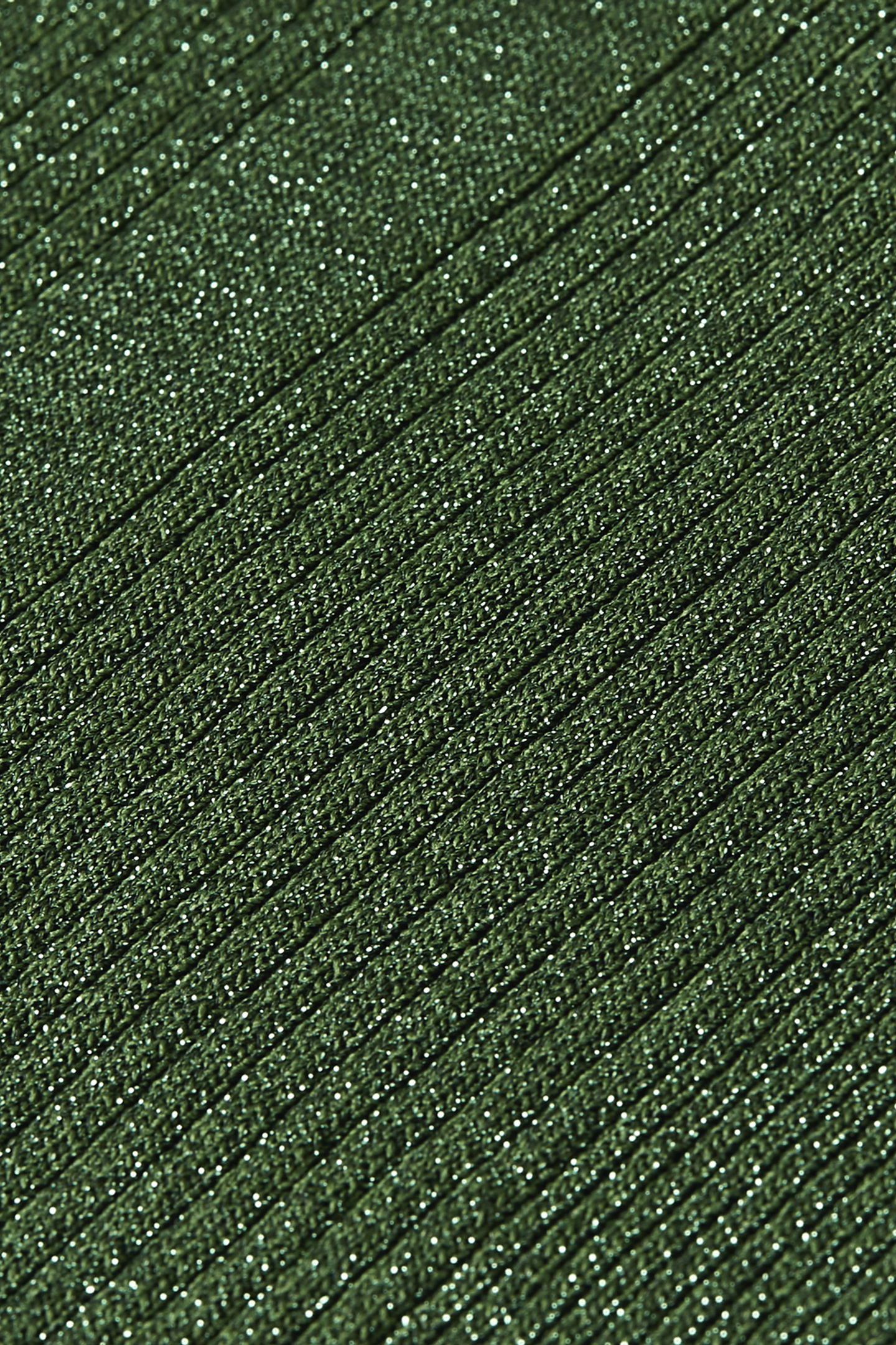 METALLIC RIBBED KNITTED TANK GARDEN GREEN 3