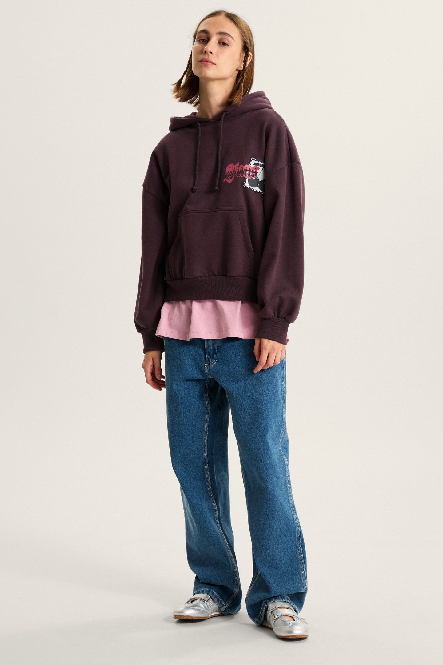CHERRYRISE RETRO HOODIE DARK PORT 3