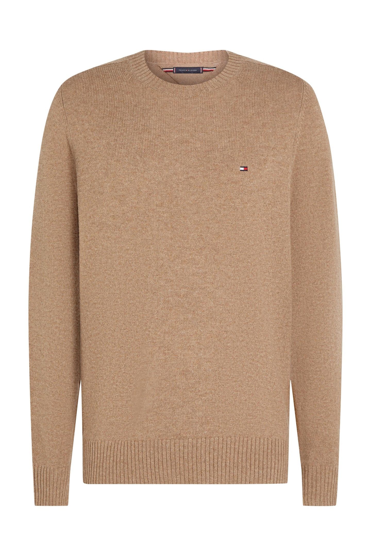 LAMBSWOOL CREW NECK SAFARI CANVAS HEATHER 6