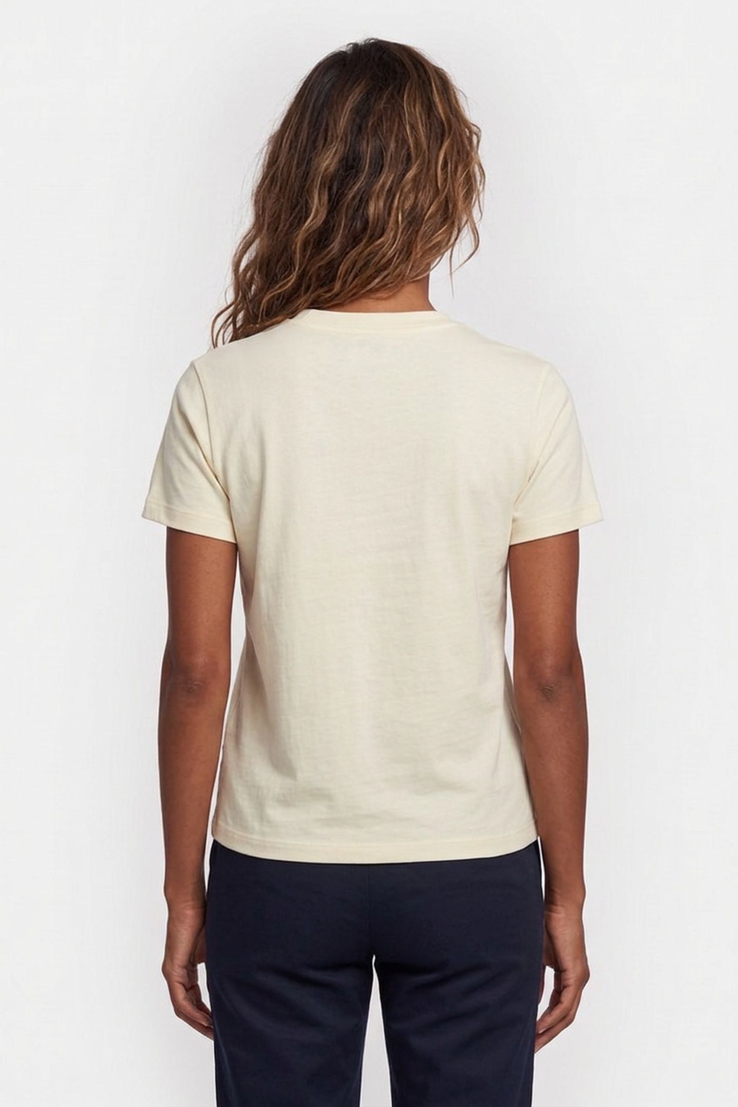 T-SHIRT BOXY RUE MADAME WASHED INDIGO/ECRU 3