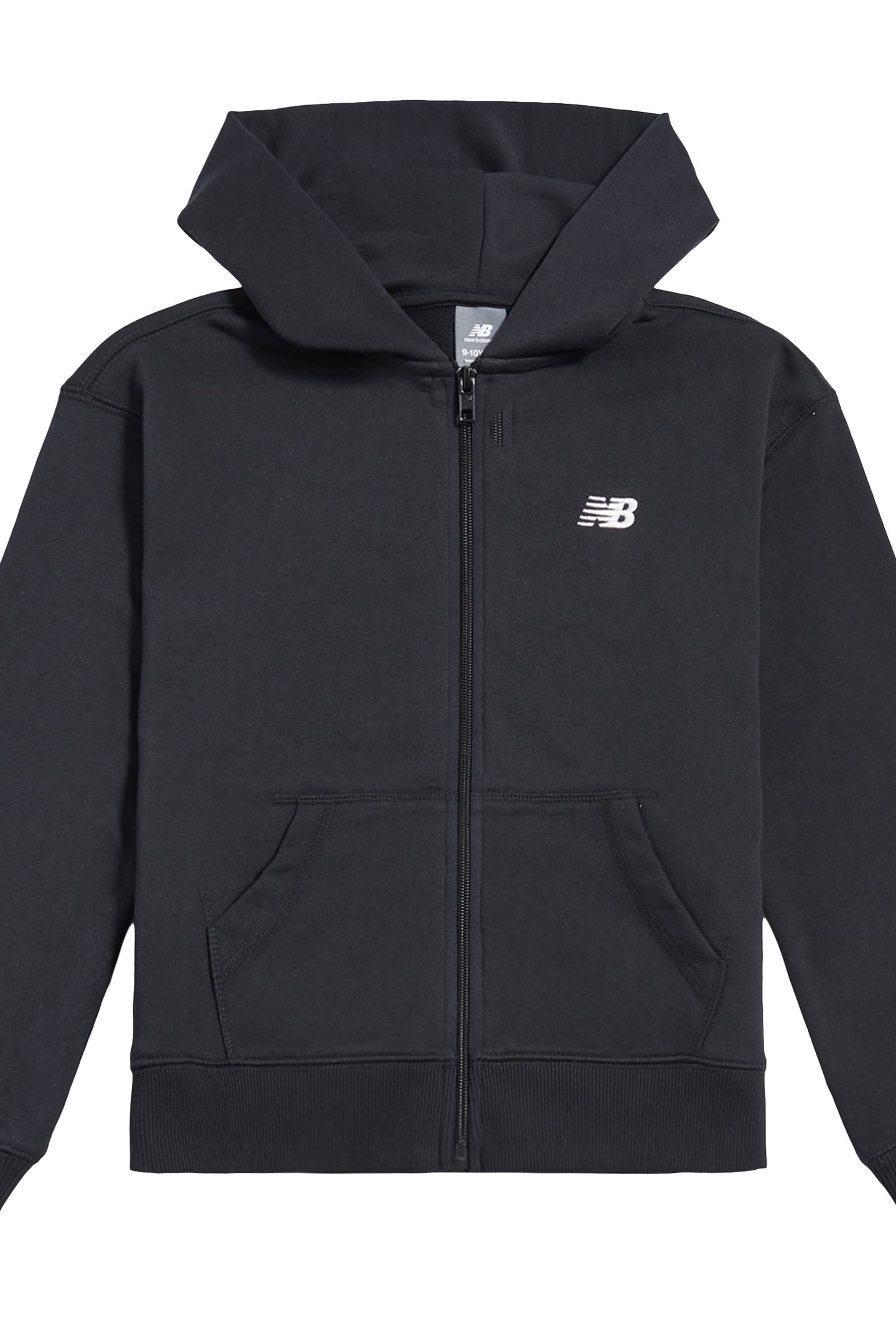 GRADE GIRLS FT SMALL LOGO ZIP HOODIE BLACK 1