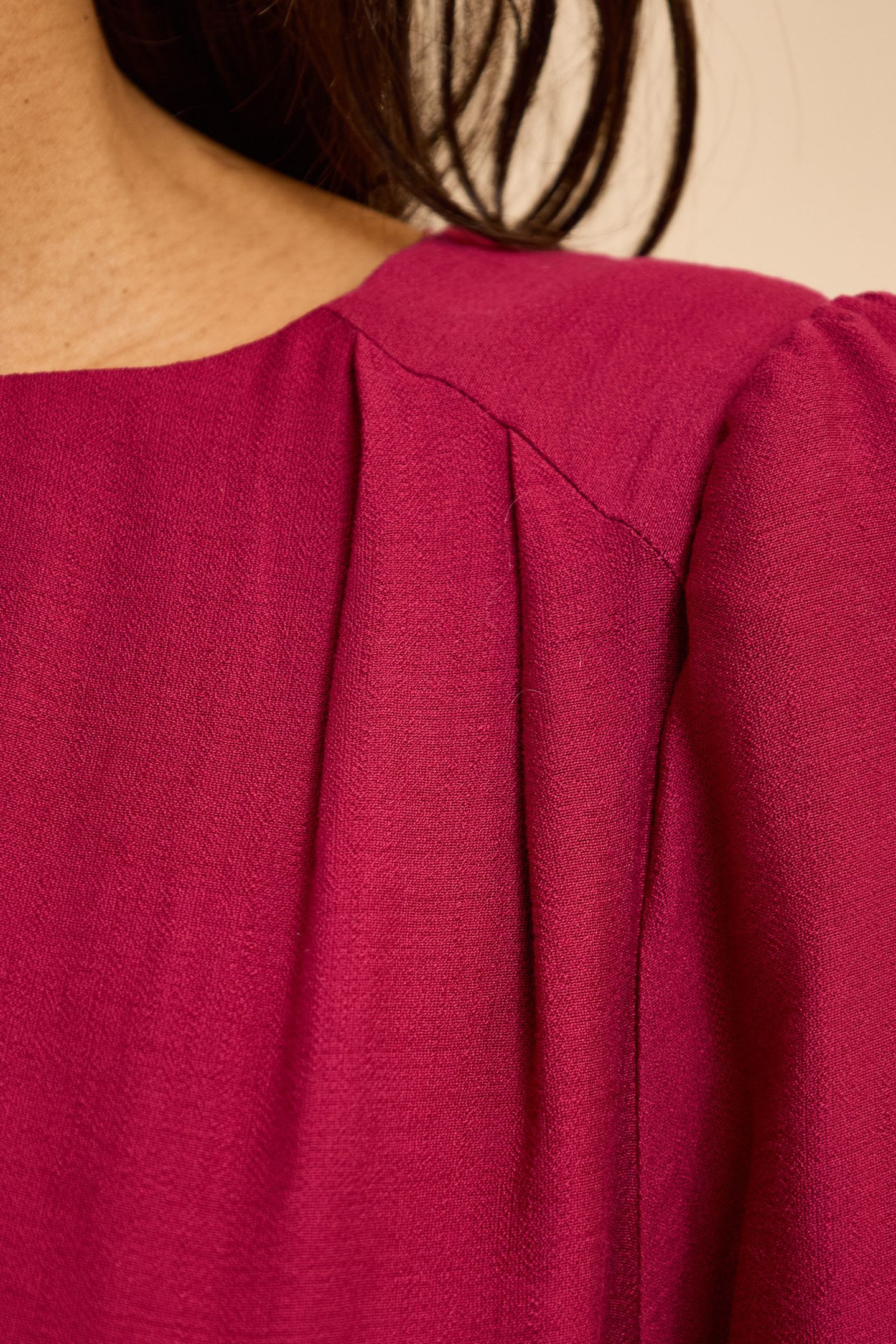 PINK LONG-SLEEVED DRESS TO TIE ON SIDE 6