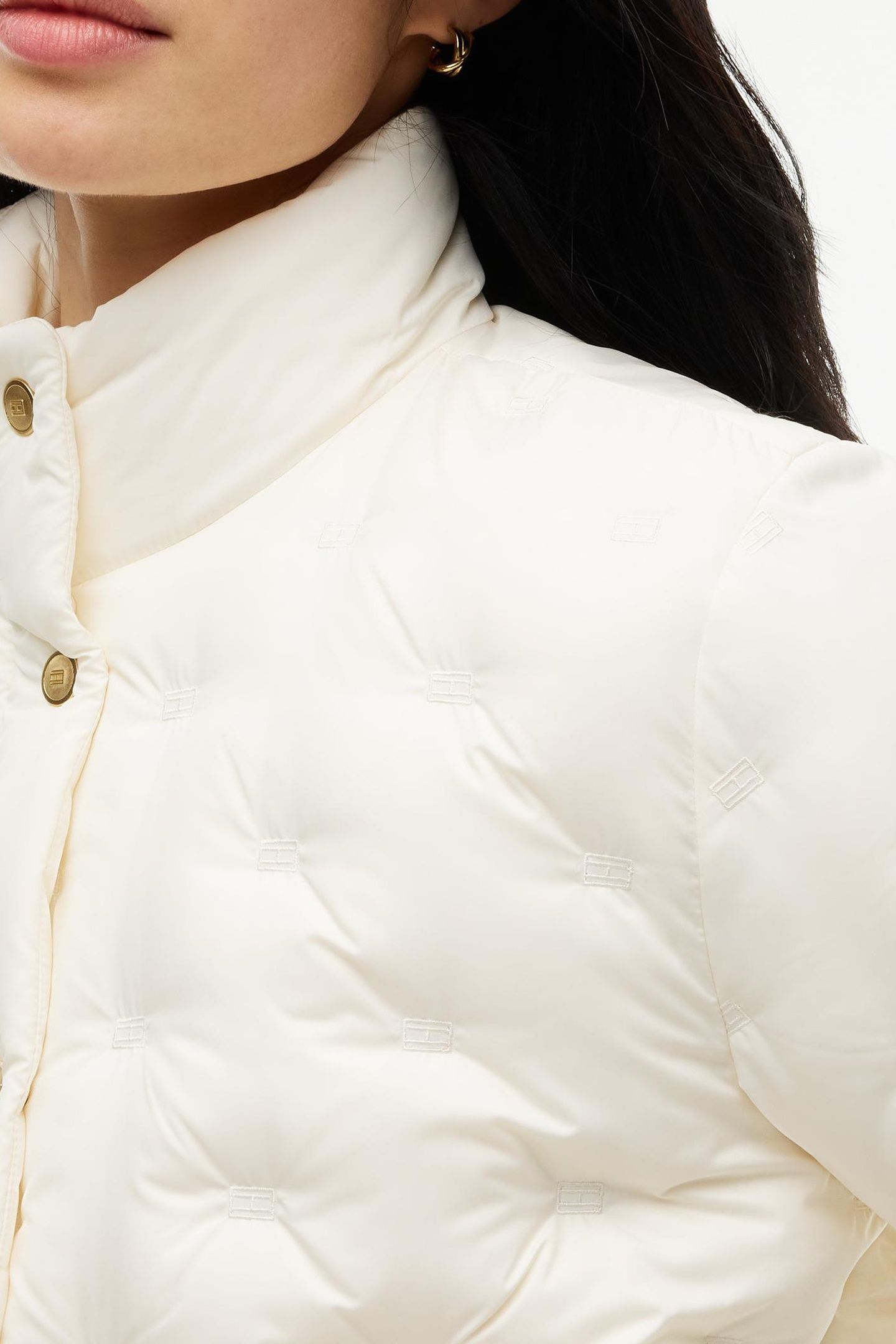 LIGHTWEIGHT DOWN FLAG QUILTED JACKET YELLOW 5