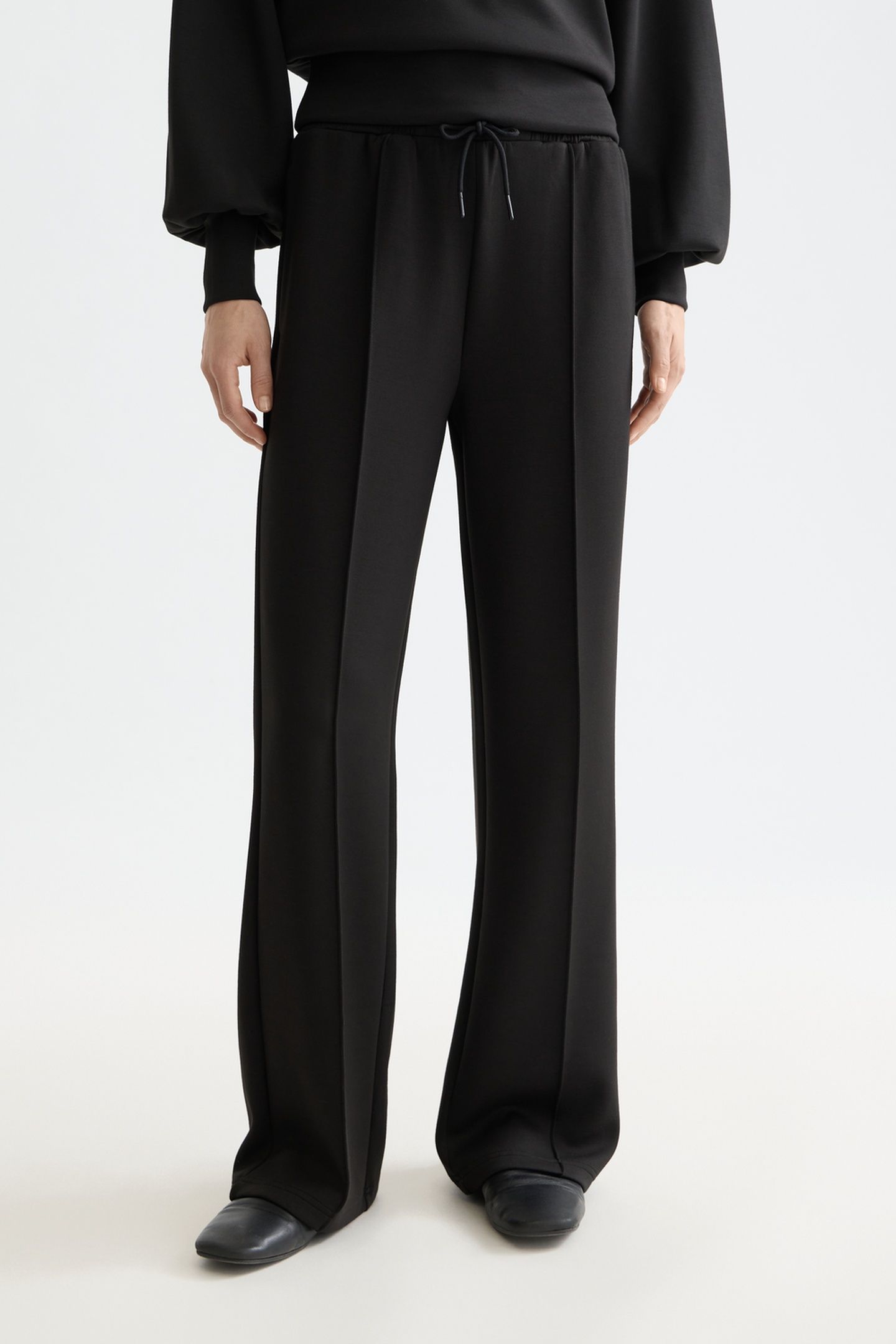 CORE MODAL STRAIGHT LEG SWEAT PANT BLACK 1