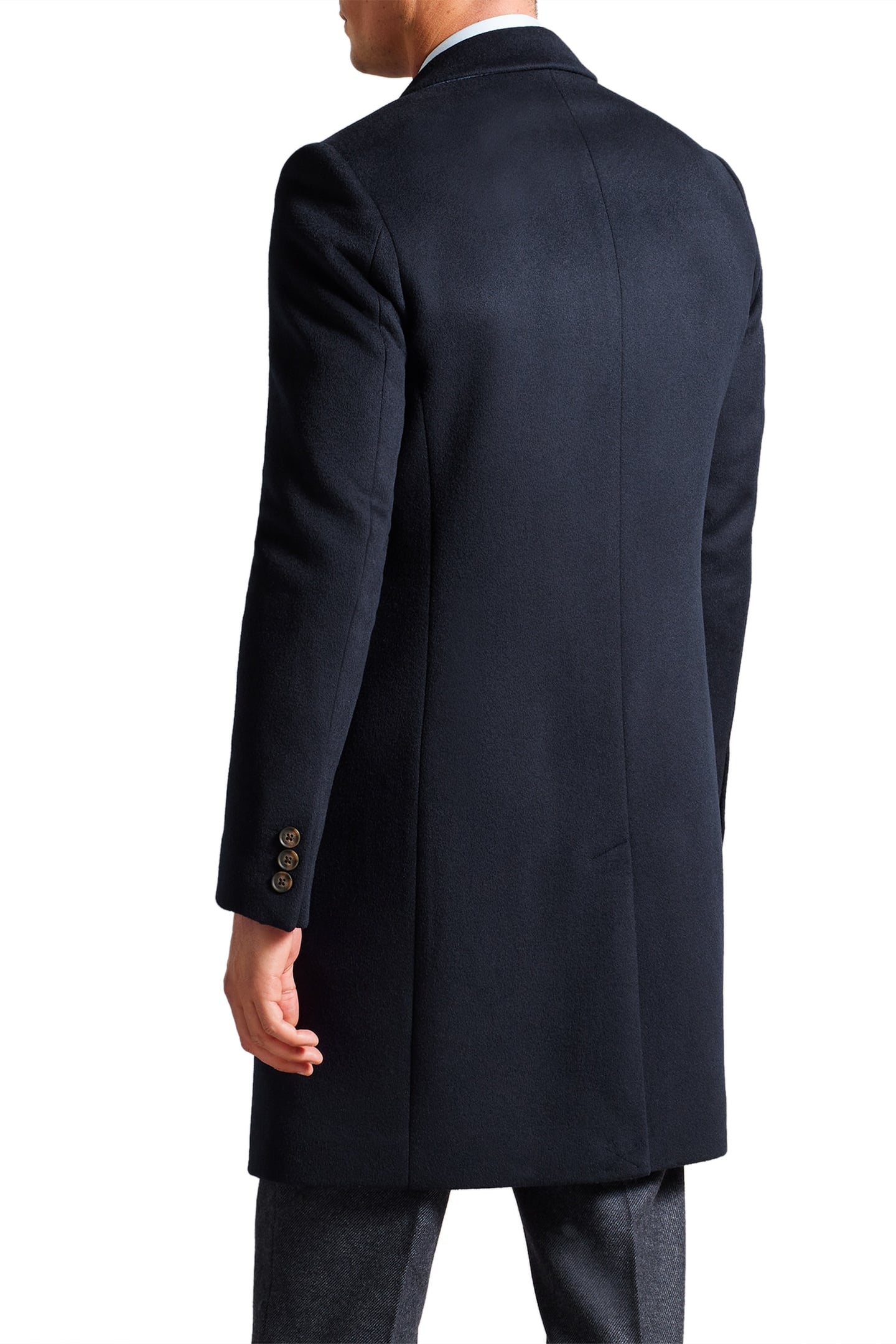 RUEBY WOOL BLEND CITY COAT NAVY 3