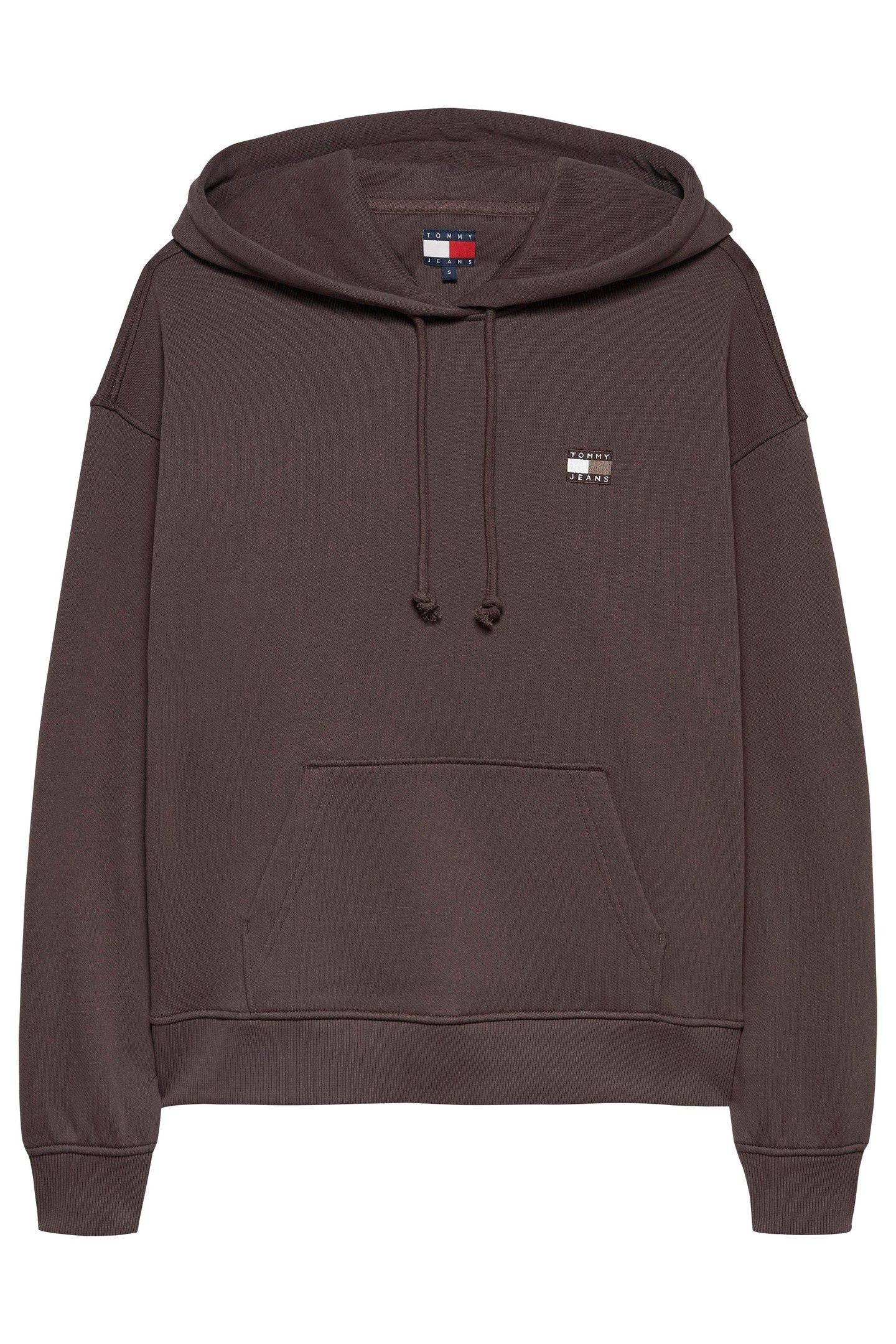 TJW BXY BADGE HOODIE BLACK WALNUT 1