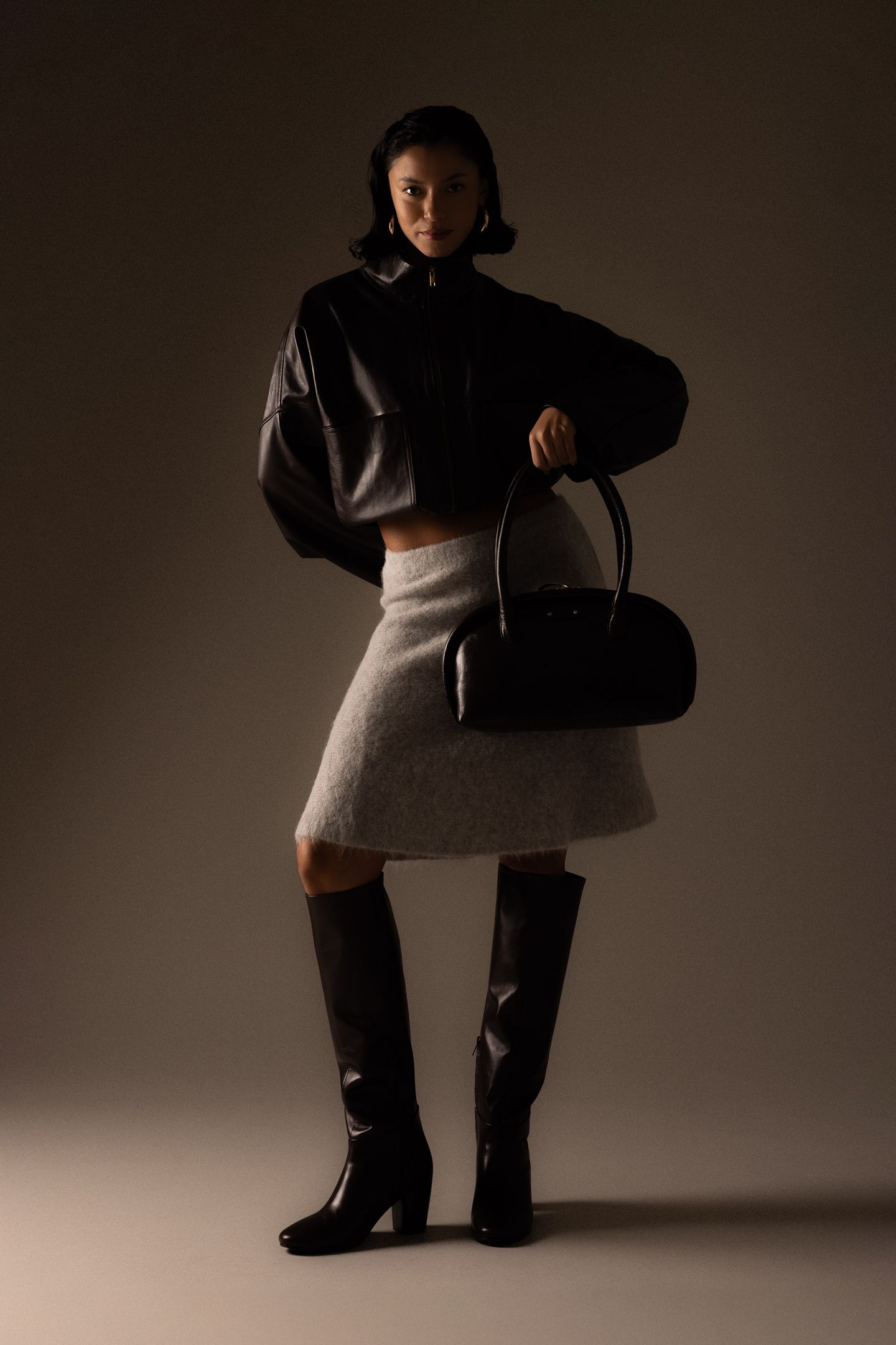 MAC-EY HIGH BOOT BLACK 8