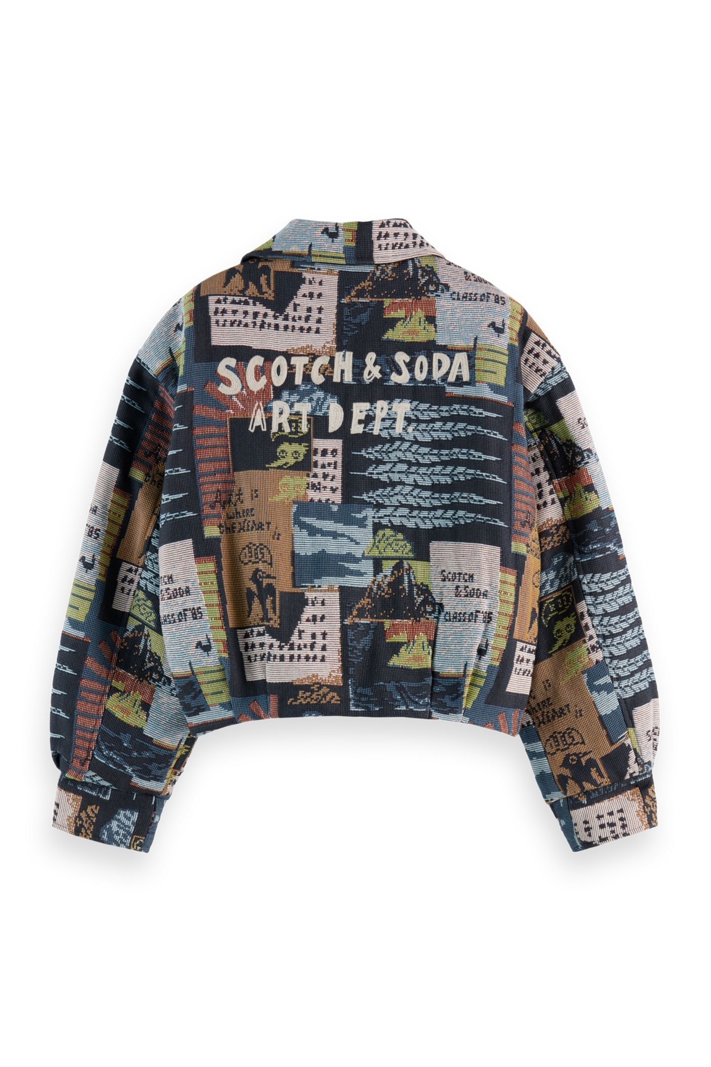 COLLAGE JACQUARD JACKET ART DEPT COLLAGE MULTICOLOR 5