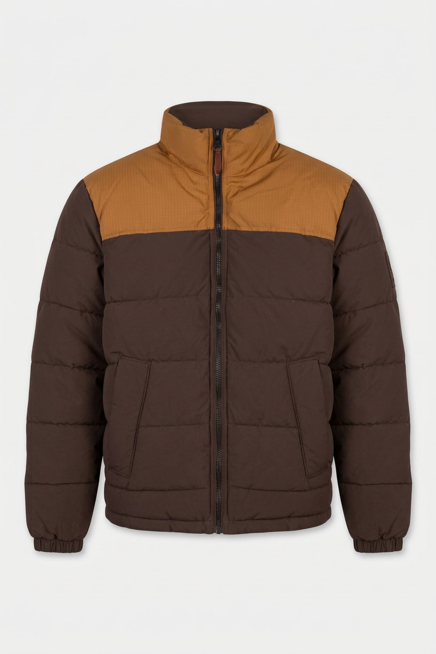 WELCH MOUNTAIN DURABLE WATER REPELLENT PUFFER JACKET BROWN 3
