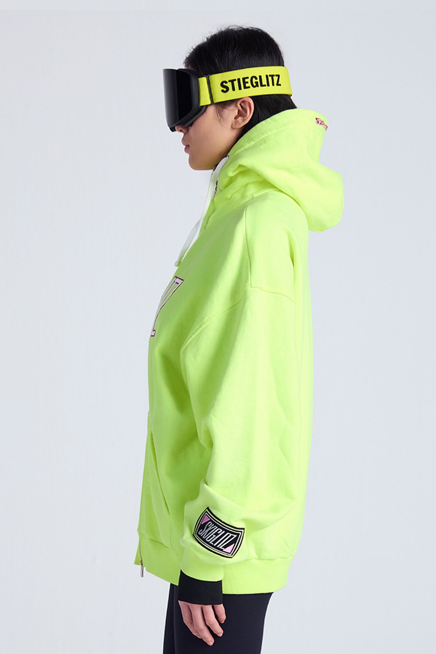 LENA ZIPPED HOODIE YELLOW 4