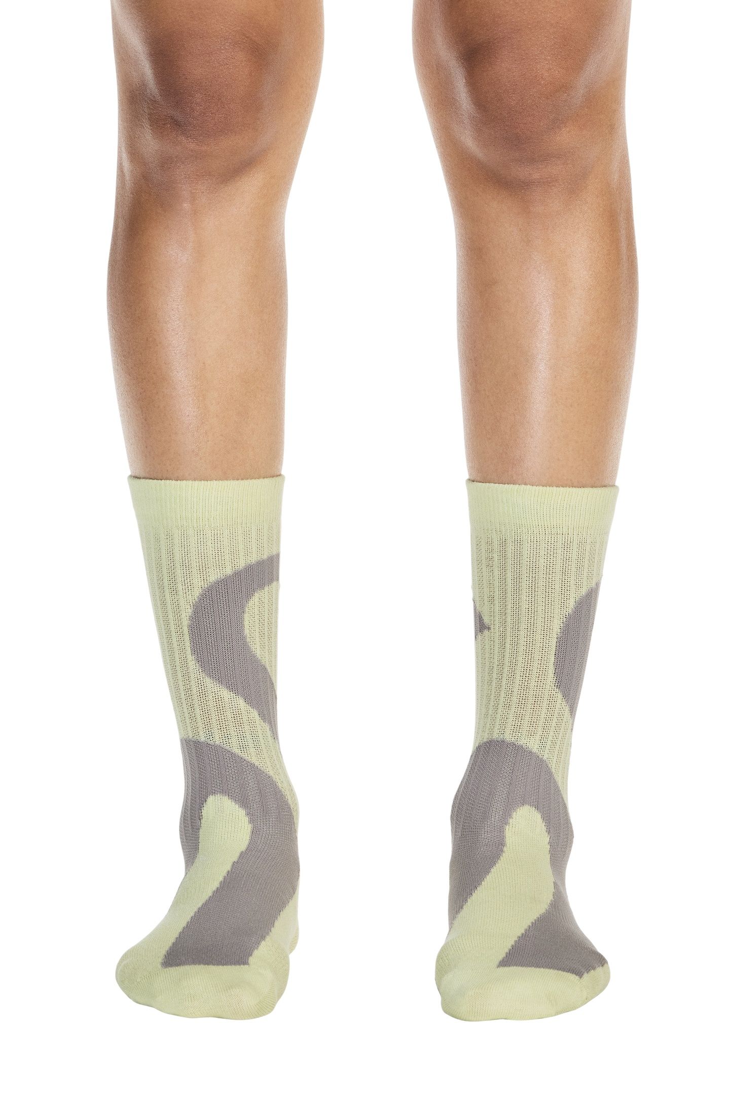 LIQUID LOGO SOCK HIGH 2P 1 UNISEX ZINC | LINEN 2