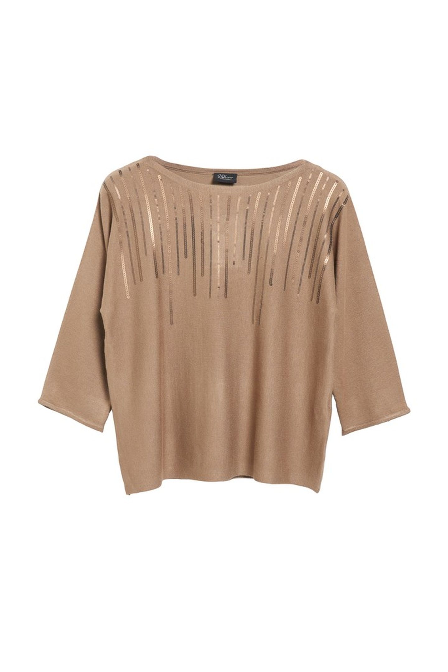 S.OLIVER PULLOVERS BROWN 4