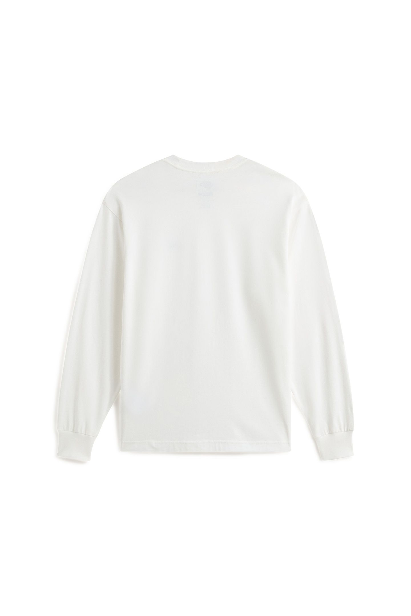 LEFT CHEST II LOOSE LS TEE WHITE 3