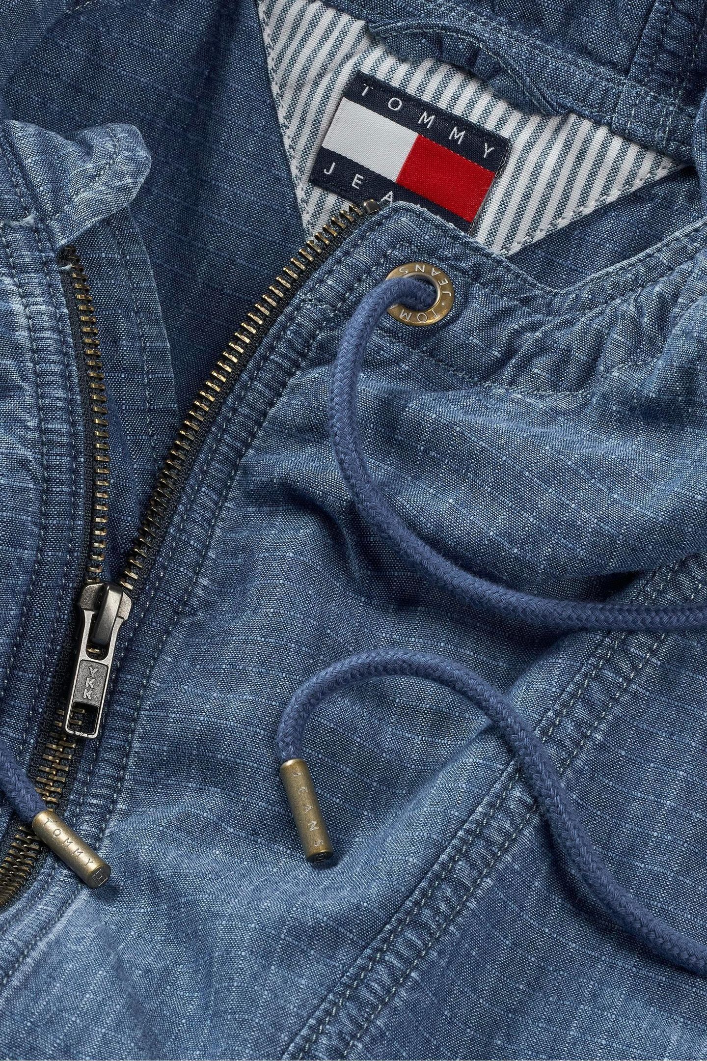 ZIP THROUGH RIPSTOP DENIM DARK 6