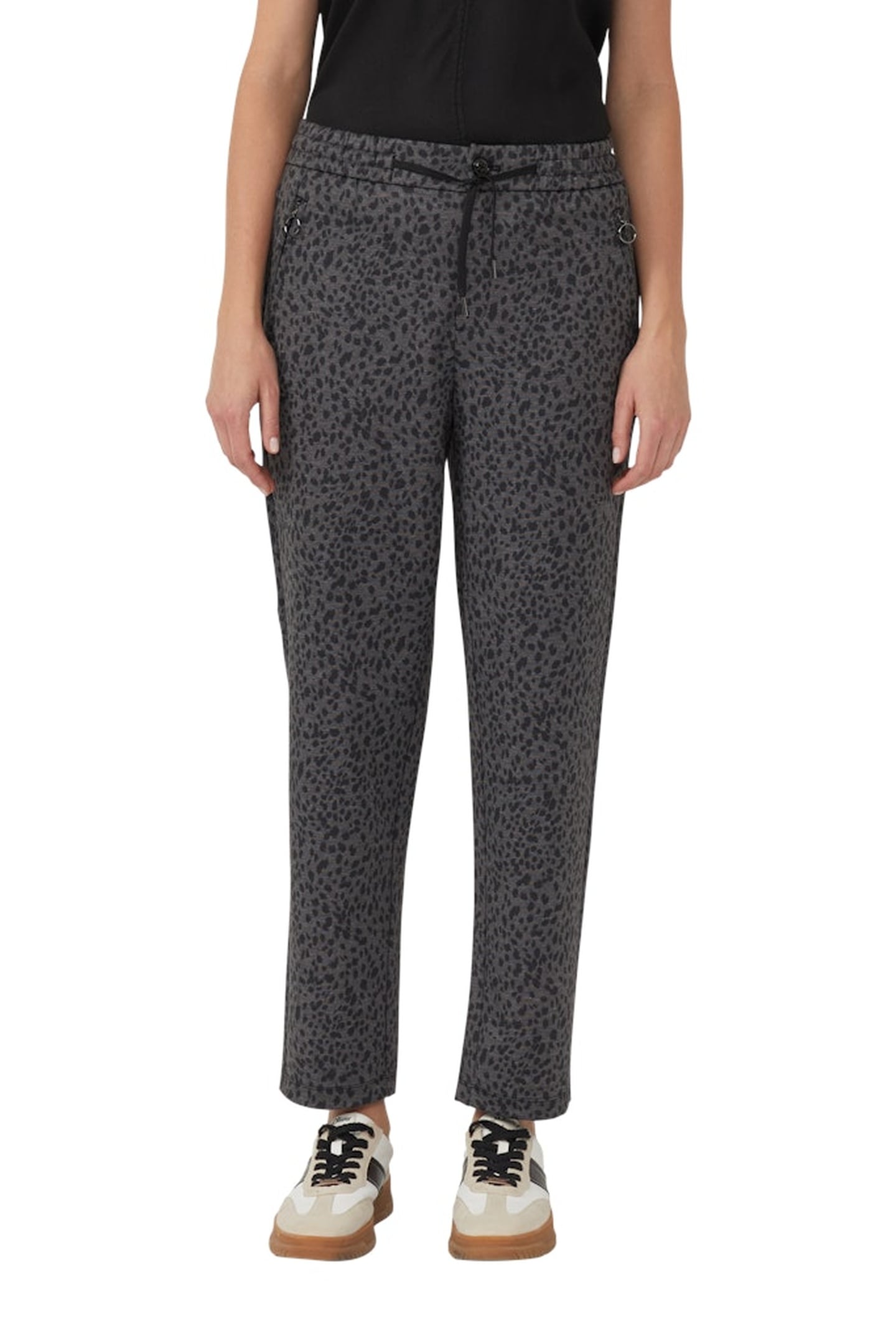 S.OLIVER PANTS BLACK 1