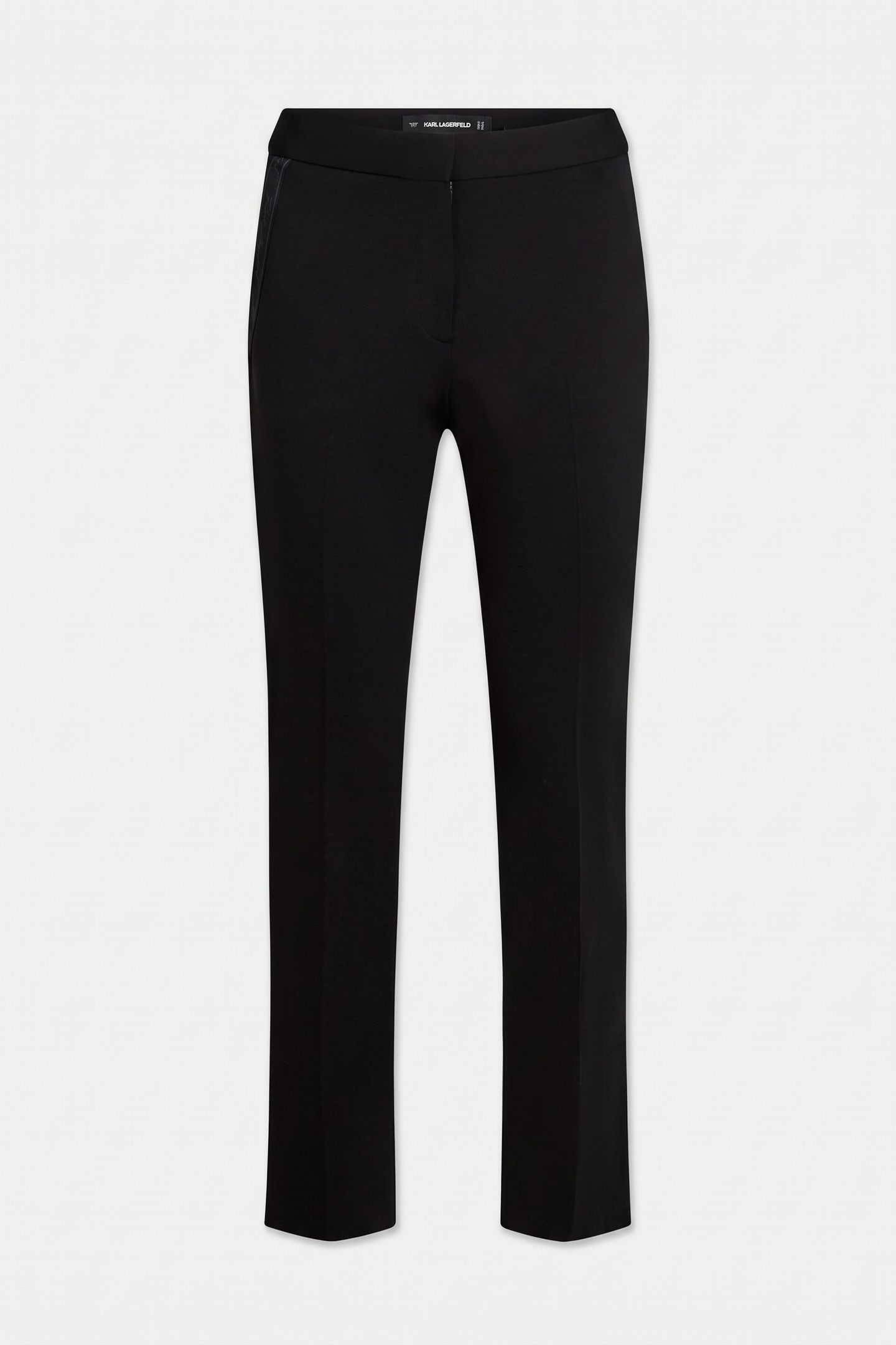PUNTO PANTS WITH SLITS BLACK 6