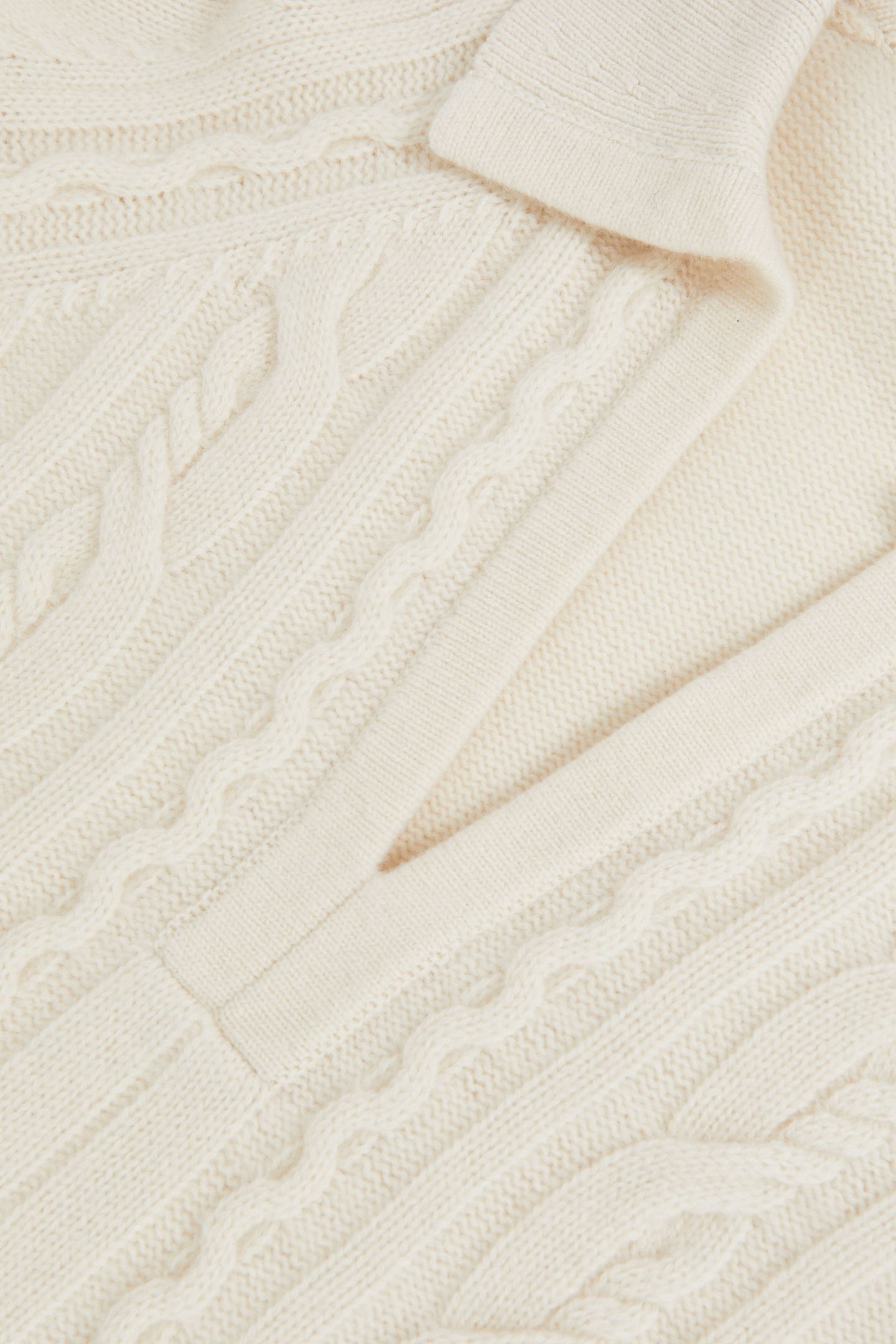 CABLE STITCH JUMPER IVORY 6