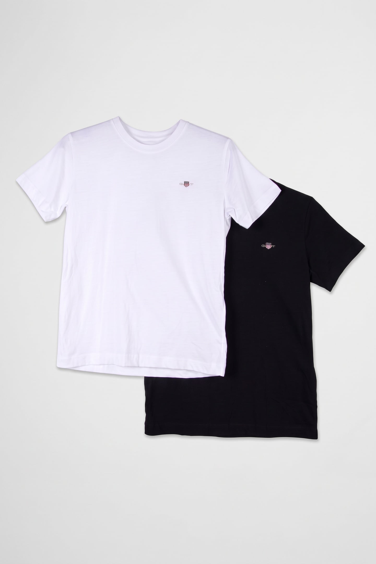 TEEN UNISEX C-NECK T-SHIRT 2-PACK BLACK/WHITE 1