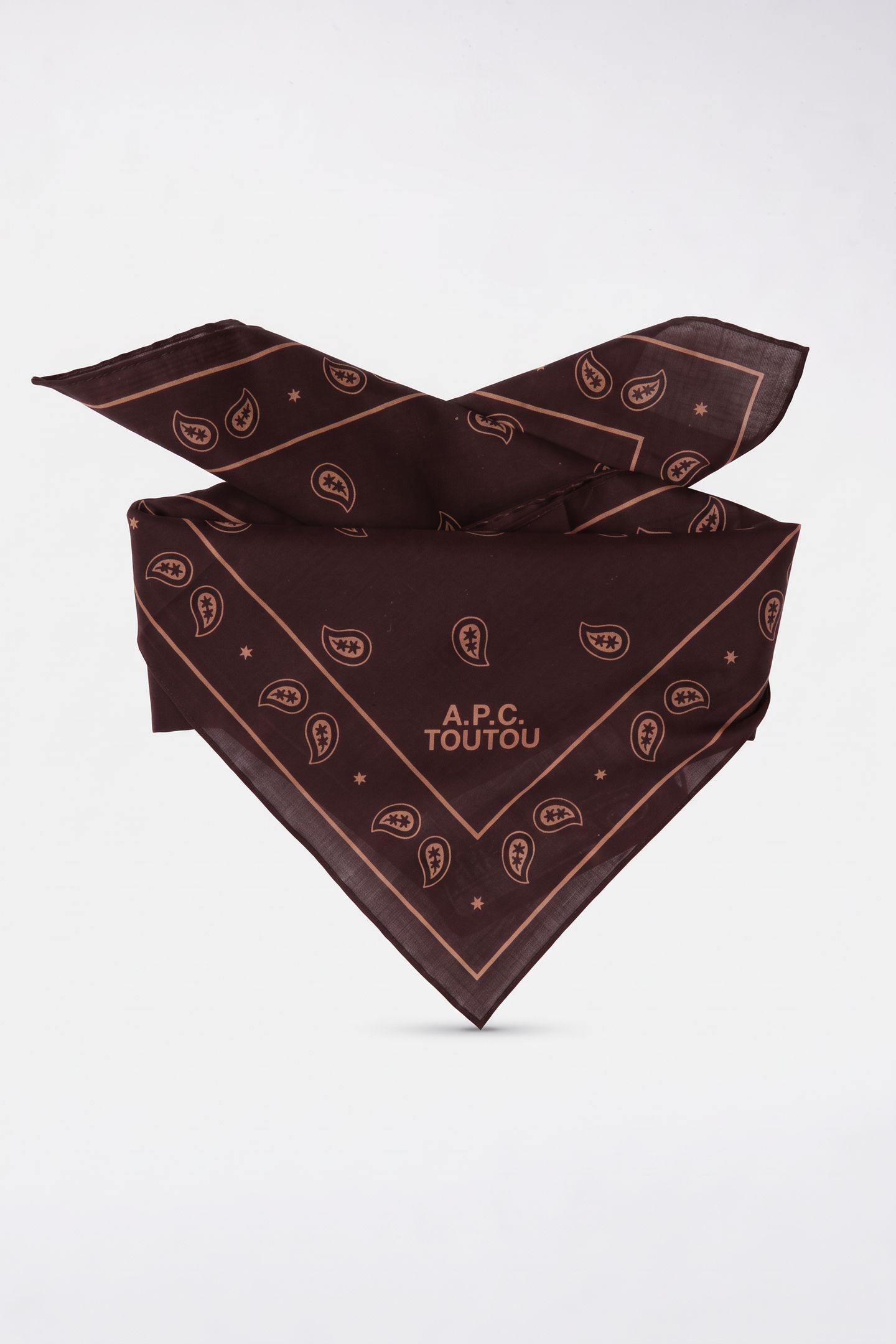 BANDANA PRINTED DOG BROWN 3