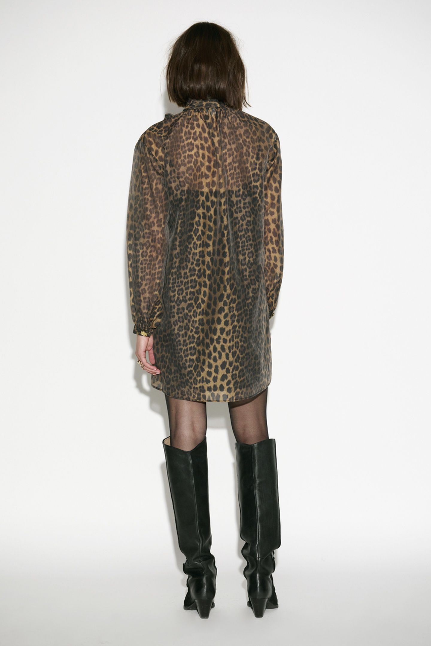 LEIGH LEOPARD DRESS MULTICOLOUR 4