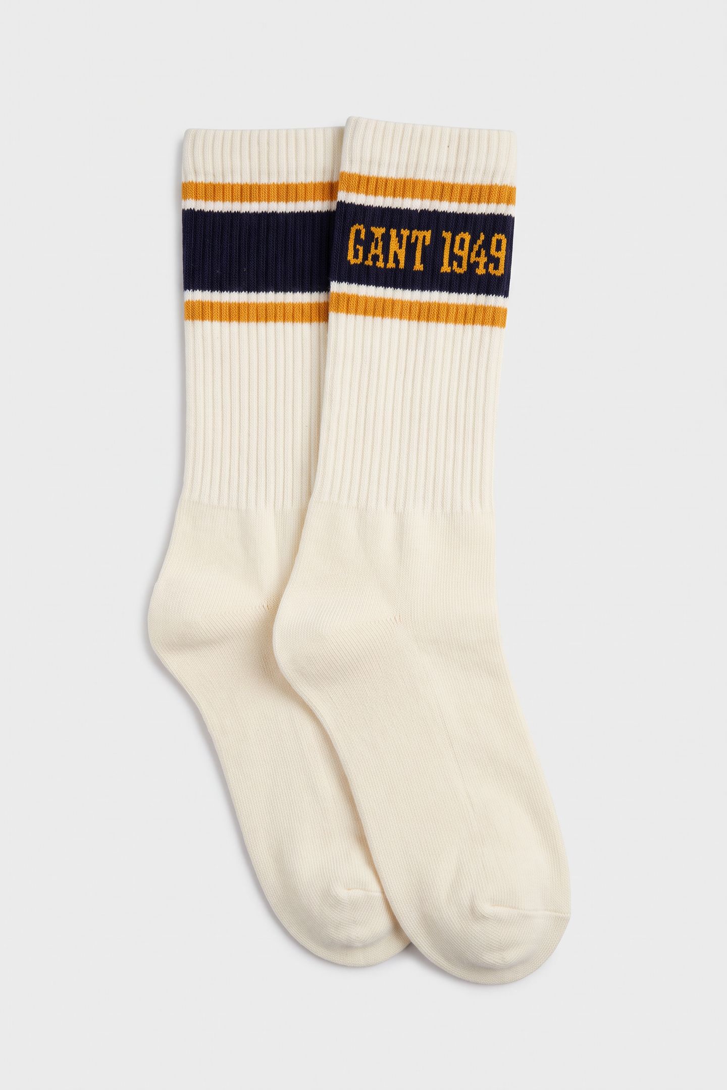 LOGO STRIPE SPORT SOCKS CREAM 2