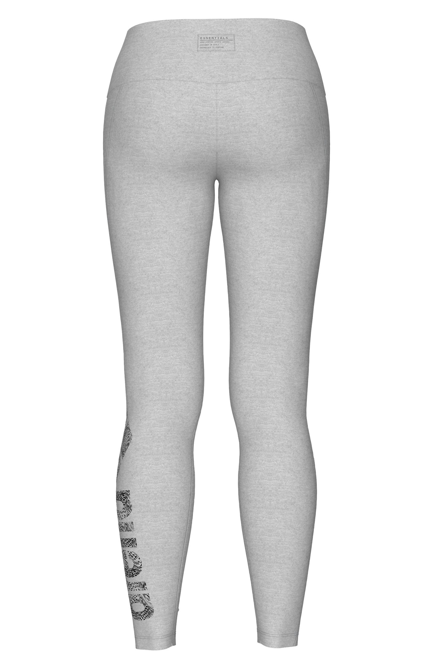 TEAM ESSENTIAL TIGHTS MEDIUM GREY MELANGE 2