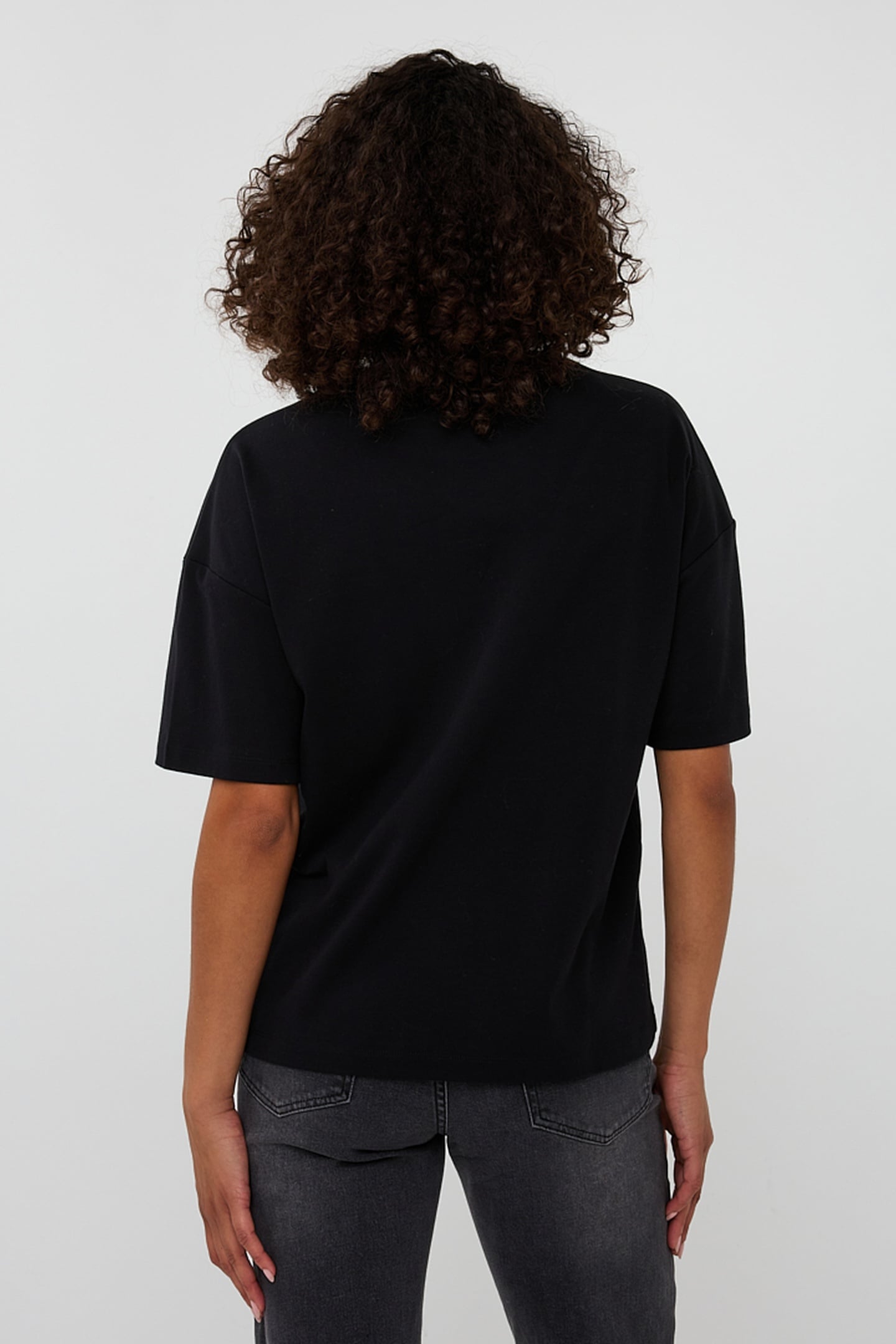 T-SHIRT OVERSIZED BASIC BLACK 3