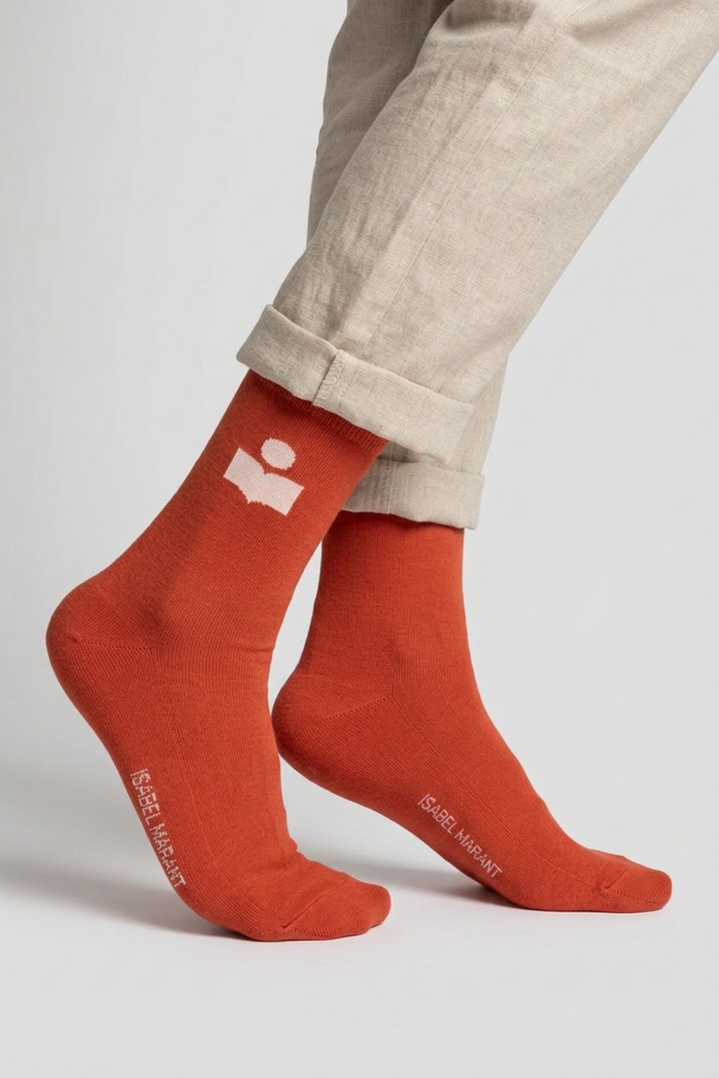 SILOKI-GZ SOCKS BURNT ORANGE 2