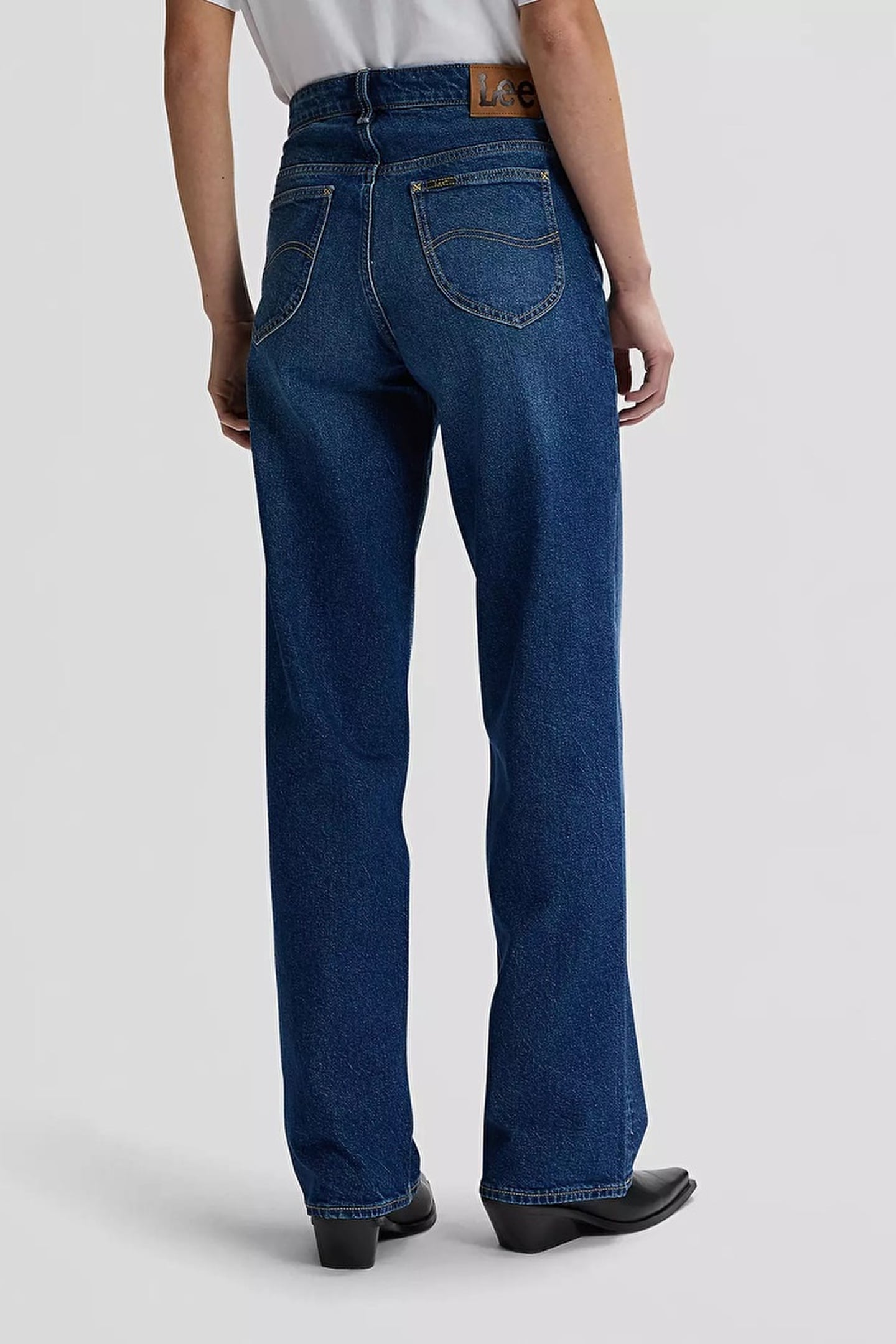 RIDER LOOSE NAVY CAST LOOSE STRAIGHT JEANS DENIM BLUE 2