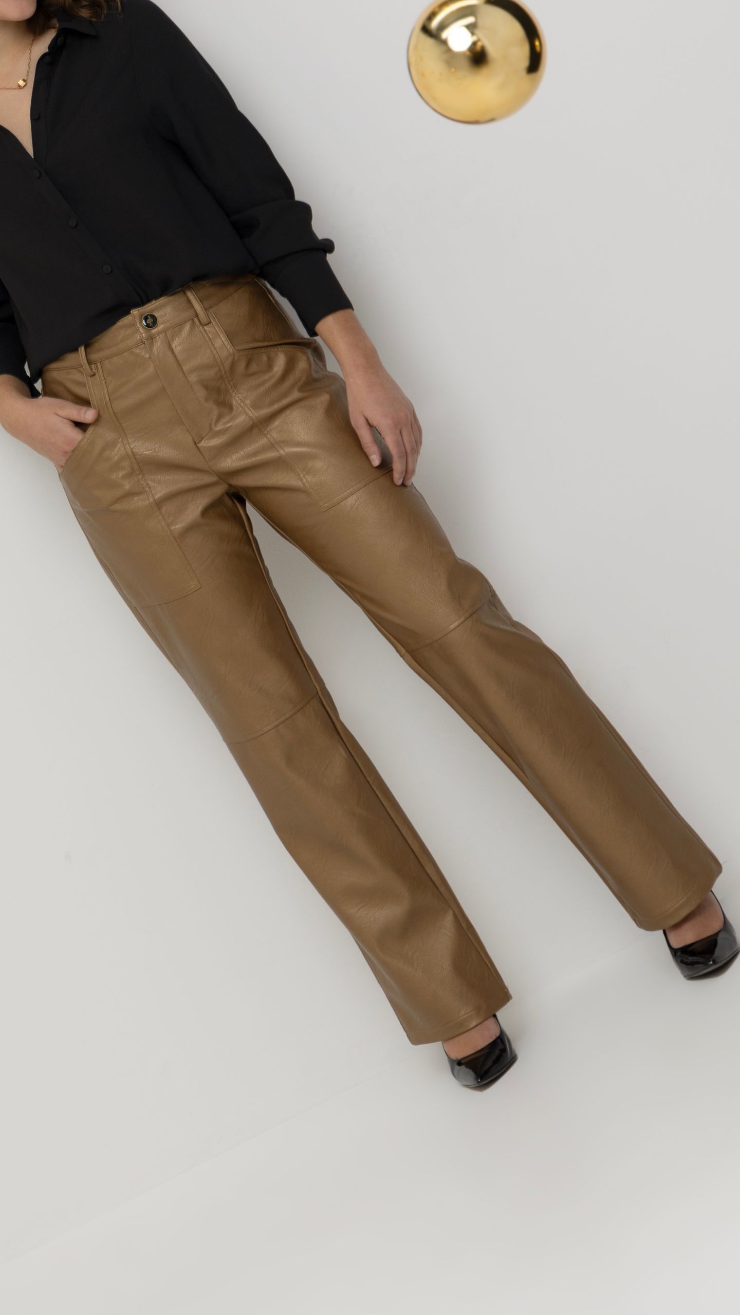 PRISSY - 7/8 ROCK SPIRIT COPPER TROUSERS 1