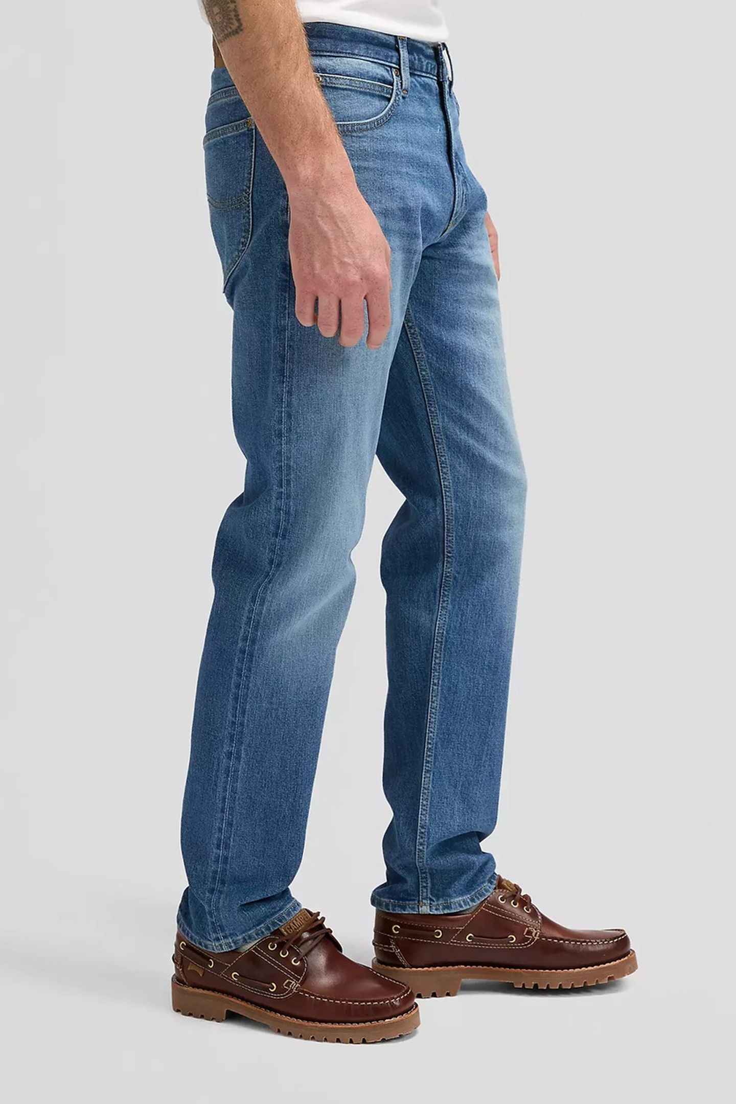 DAVID BLUE FORCE REGULAR TAPERED JEANS DENIM BLUE 4