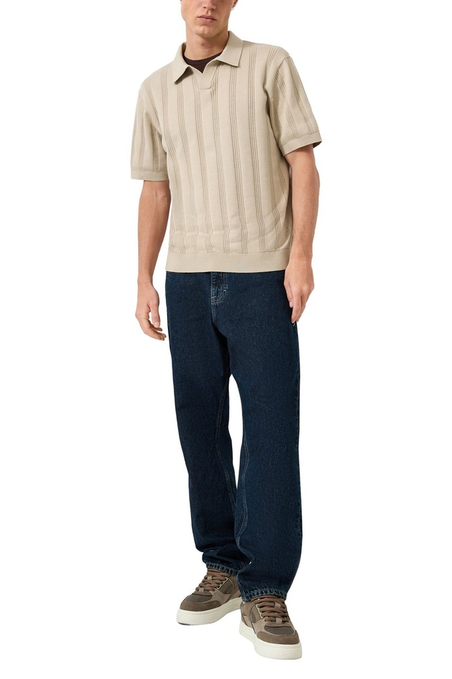 S.OLIVER-QS POLOSHIRTS BEIGE 3
