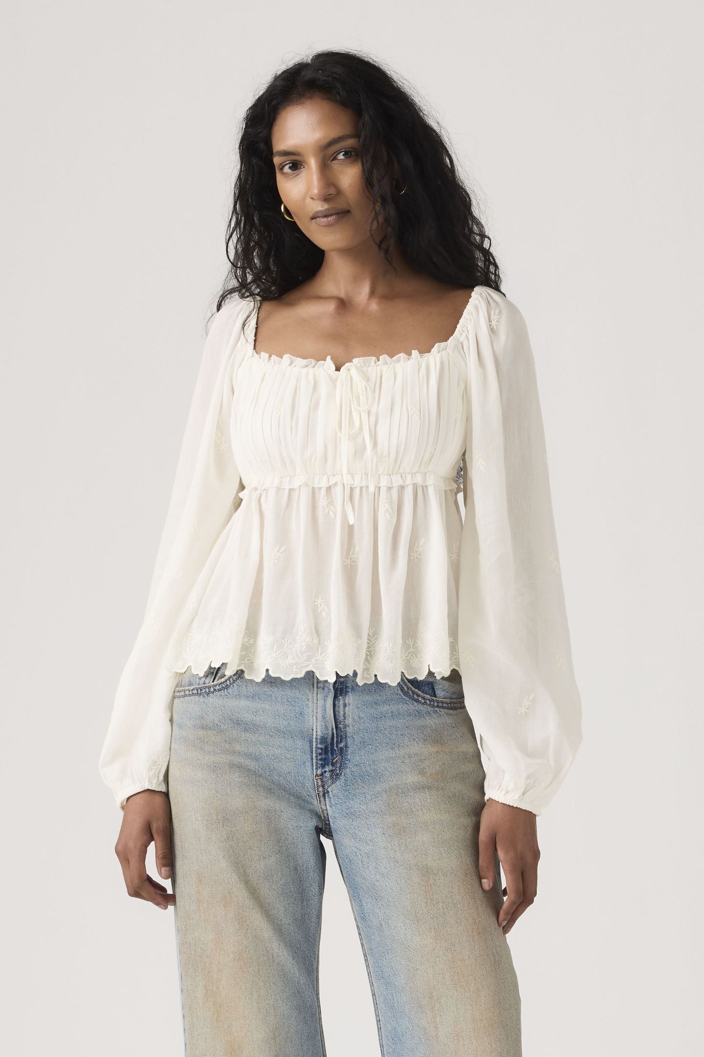 OTTIE LONG SLEEVE BOHO BLOUSE 1