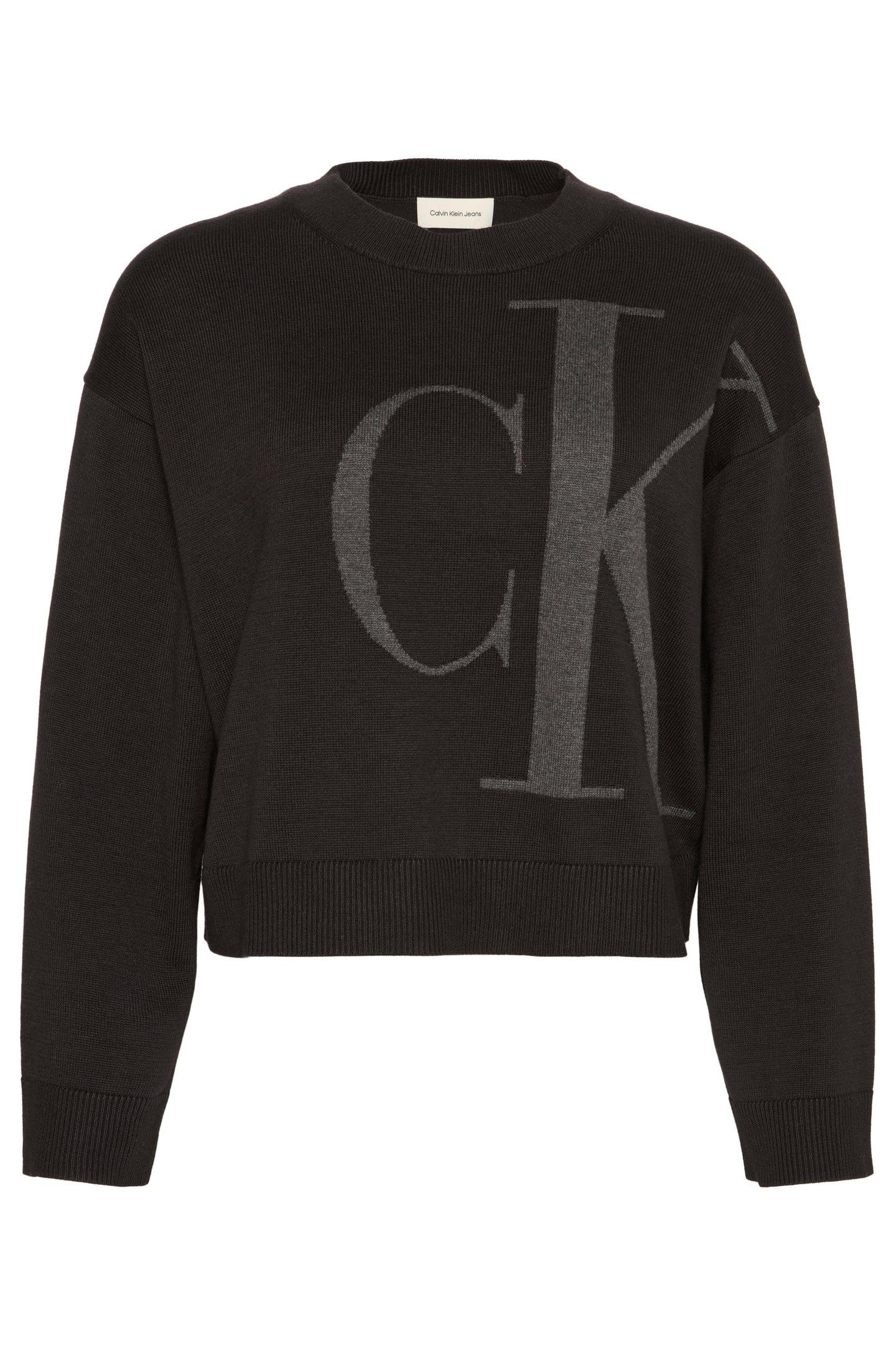 LONG SLEEVE SMOOTH CREW BLACK 1