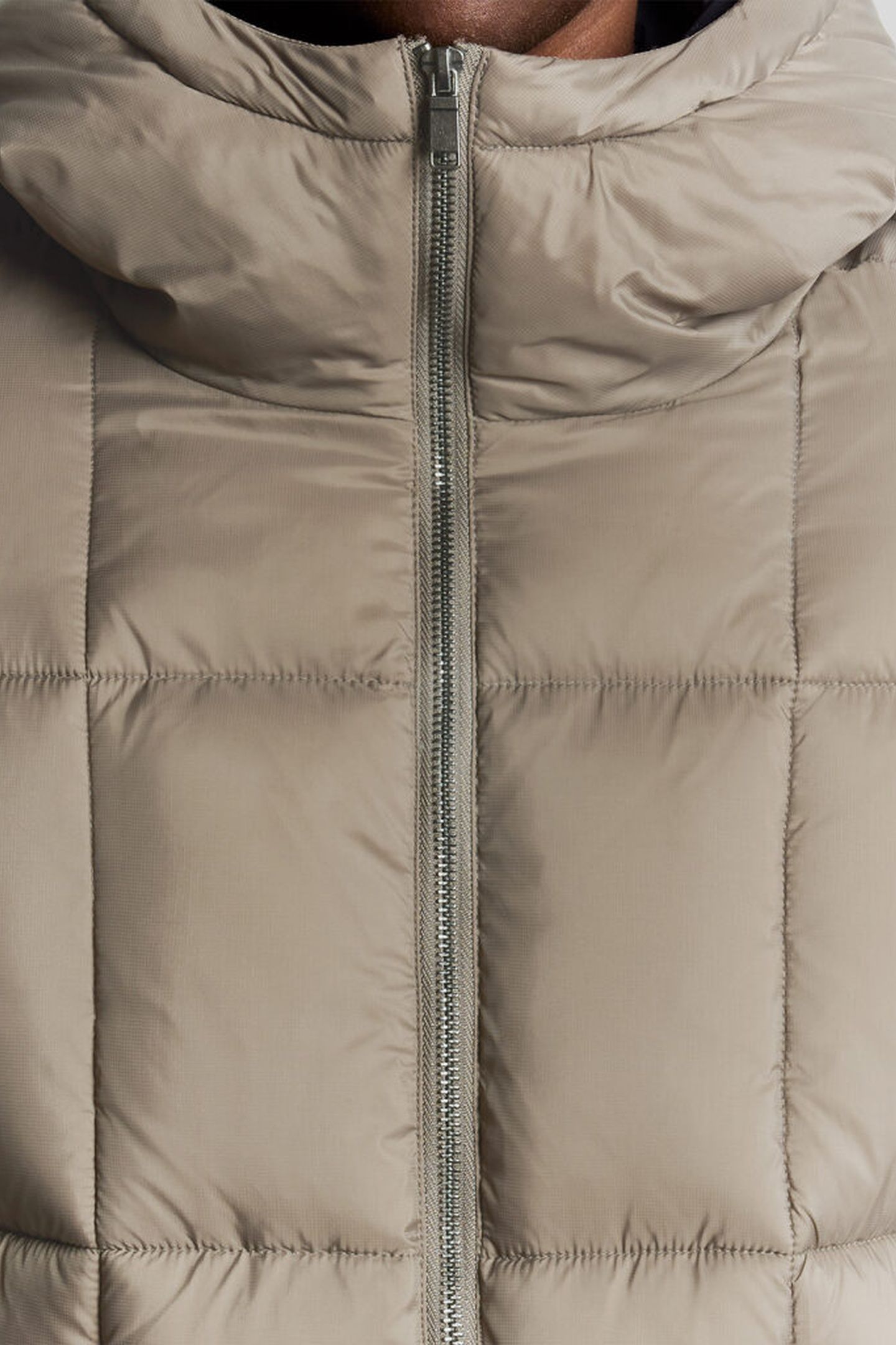 SQUARE WADDED COCOON JACKET FALCON 6