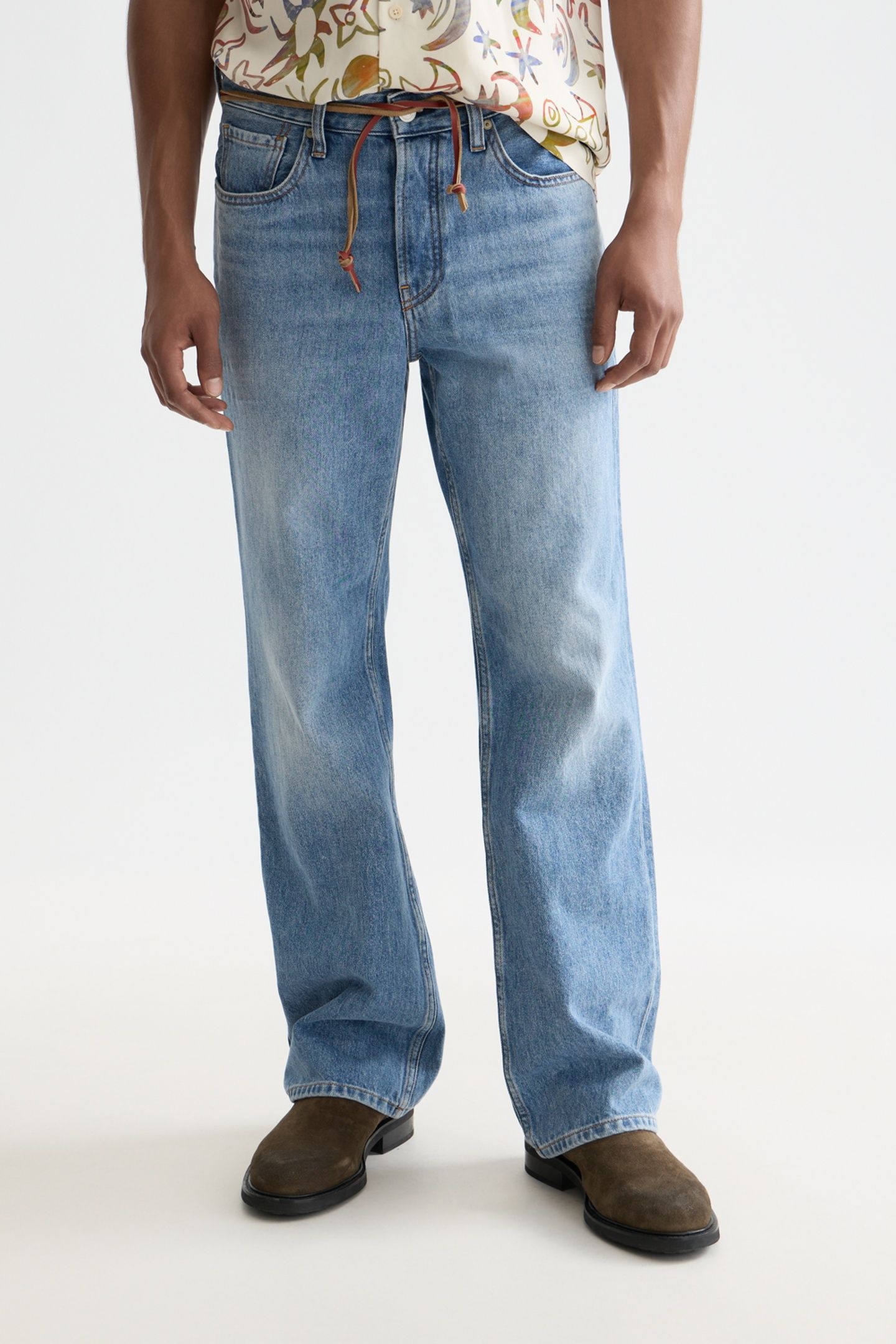 THE BEAT 70S INSPIRED BOOTCUT NAVY 1