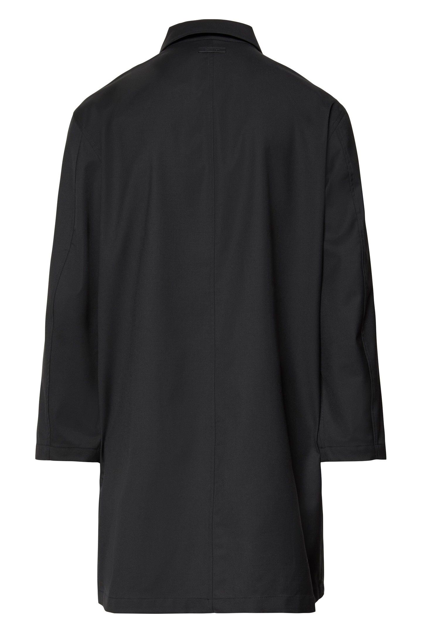 LS TECH WOOL BLEND COAT BLACK 2