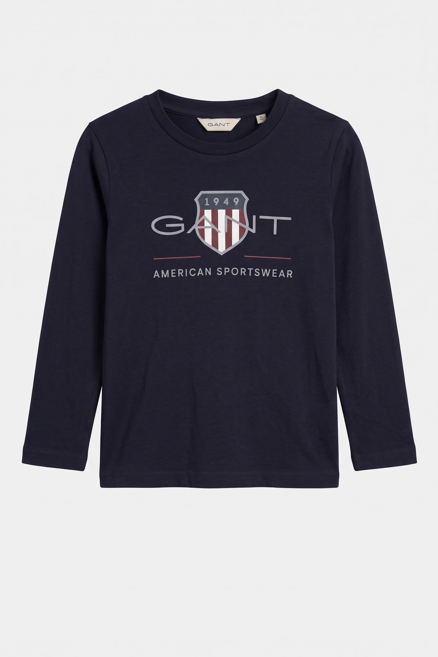 KIDS UNISEX ARCHIVE SHIELD LS T-SHIRT EVENING BLUE 2