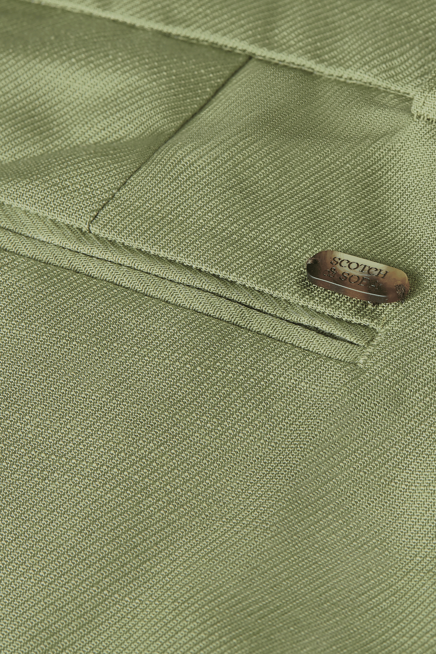 EDIE - HIGH RISE WIDE LEG PANTS OIL GREEN 7