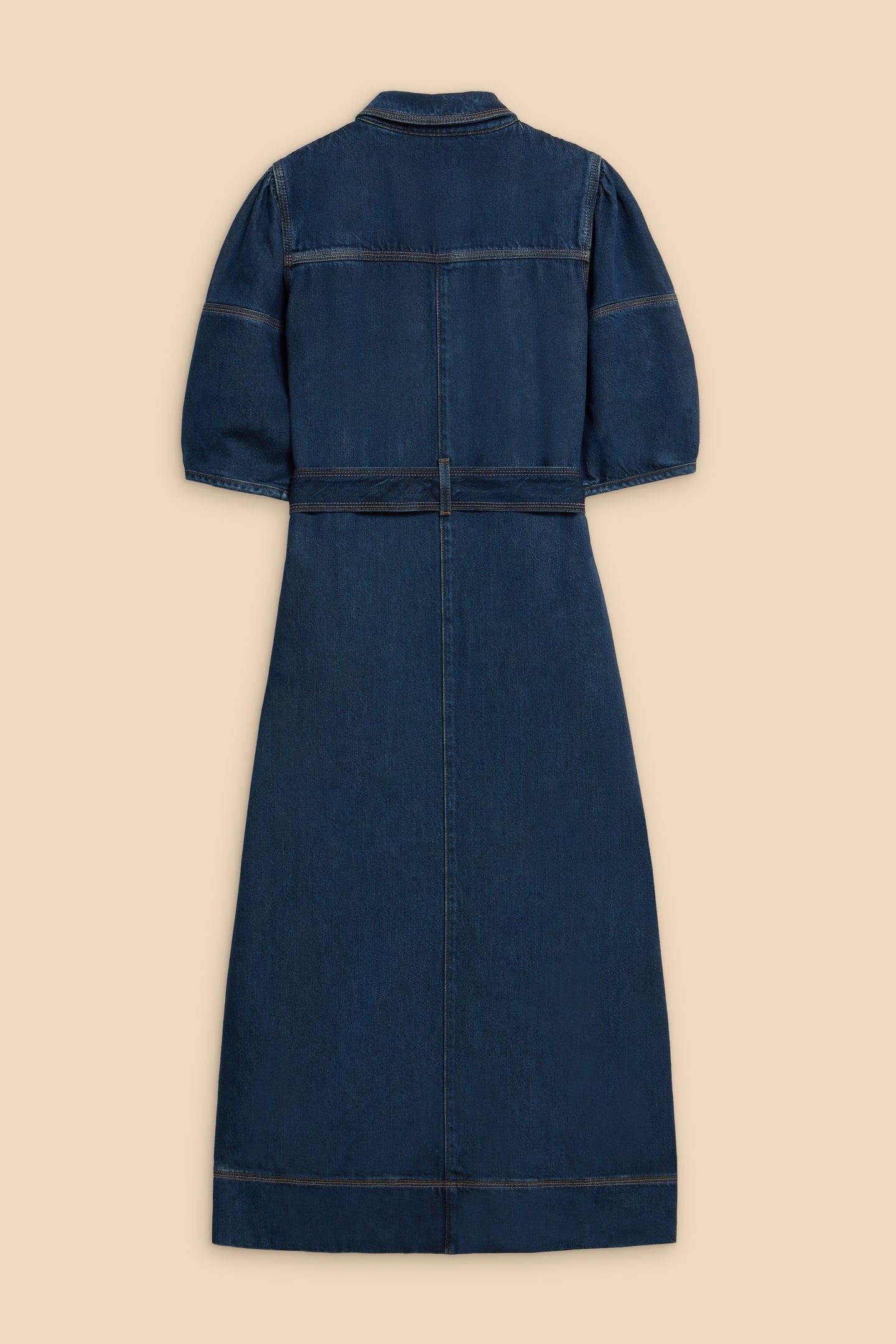 KERRY DENIM MIDI DRESS DK DENIM 4