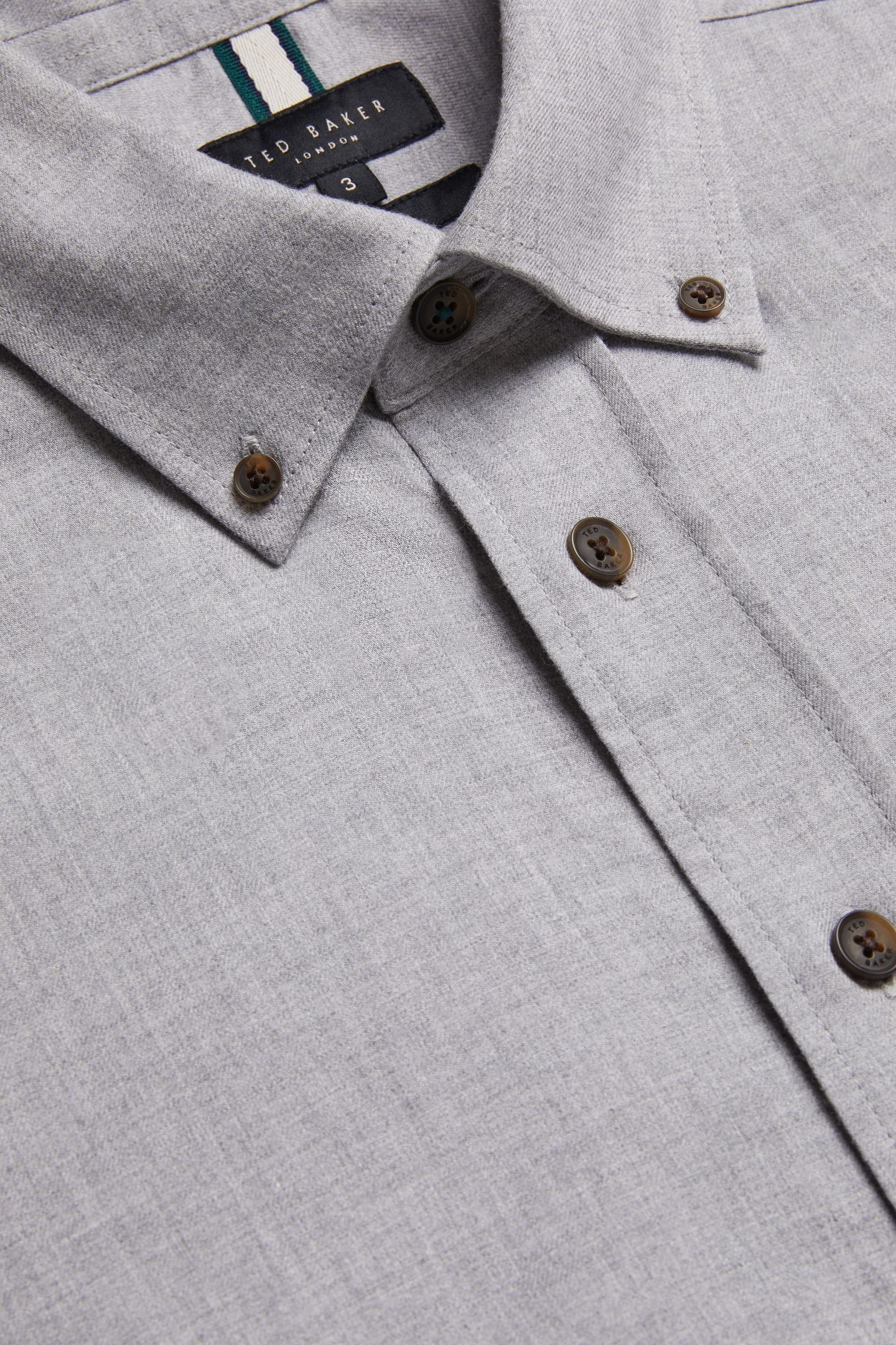 KILLYAN LS REGULAR BRUSHED COTTON SHIRT GREY 6