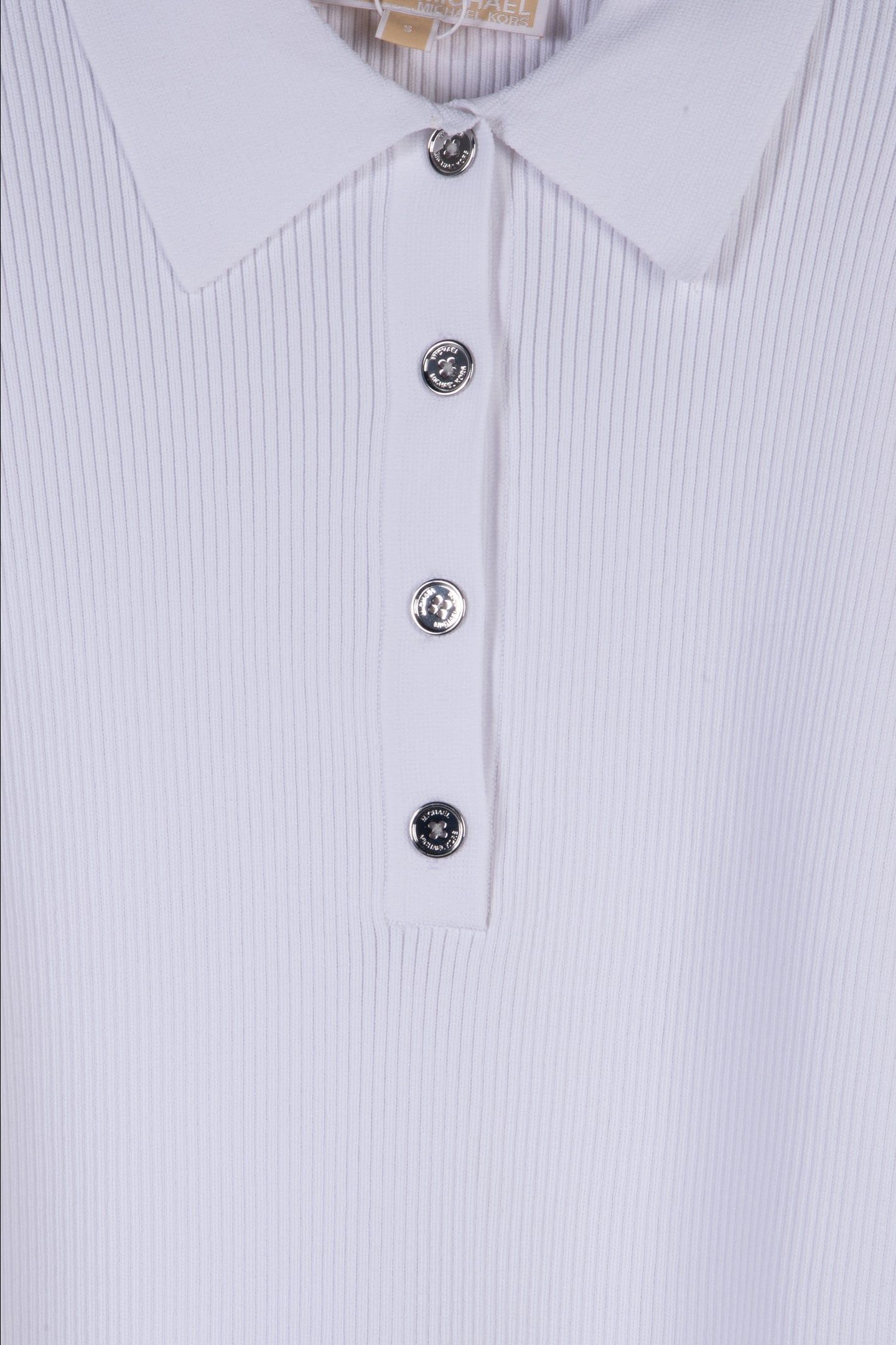 POLO NECK CLEAN LS TOP WHITE 4