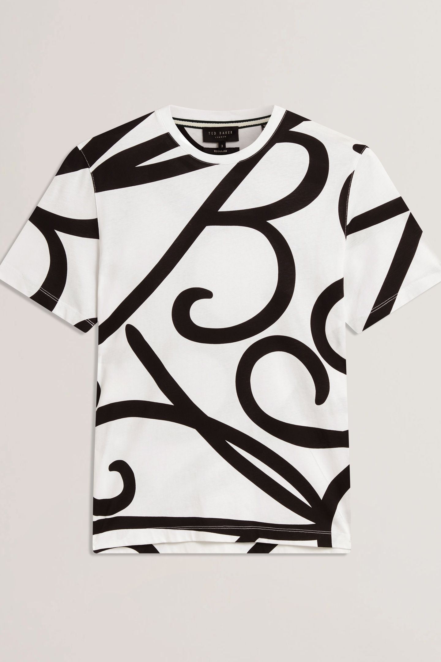 SS TB SCRIPT T SHIRT WHITE 3